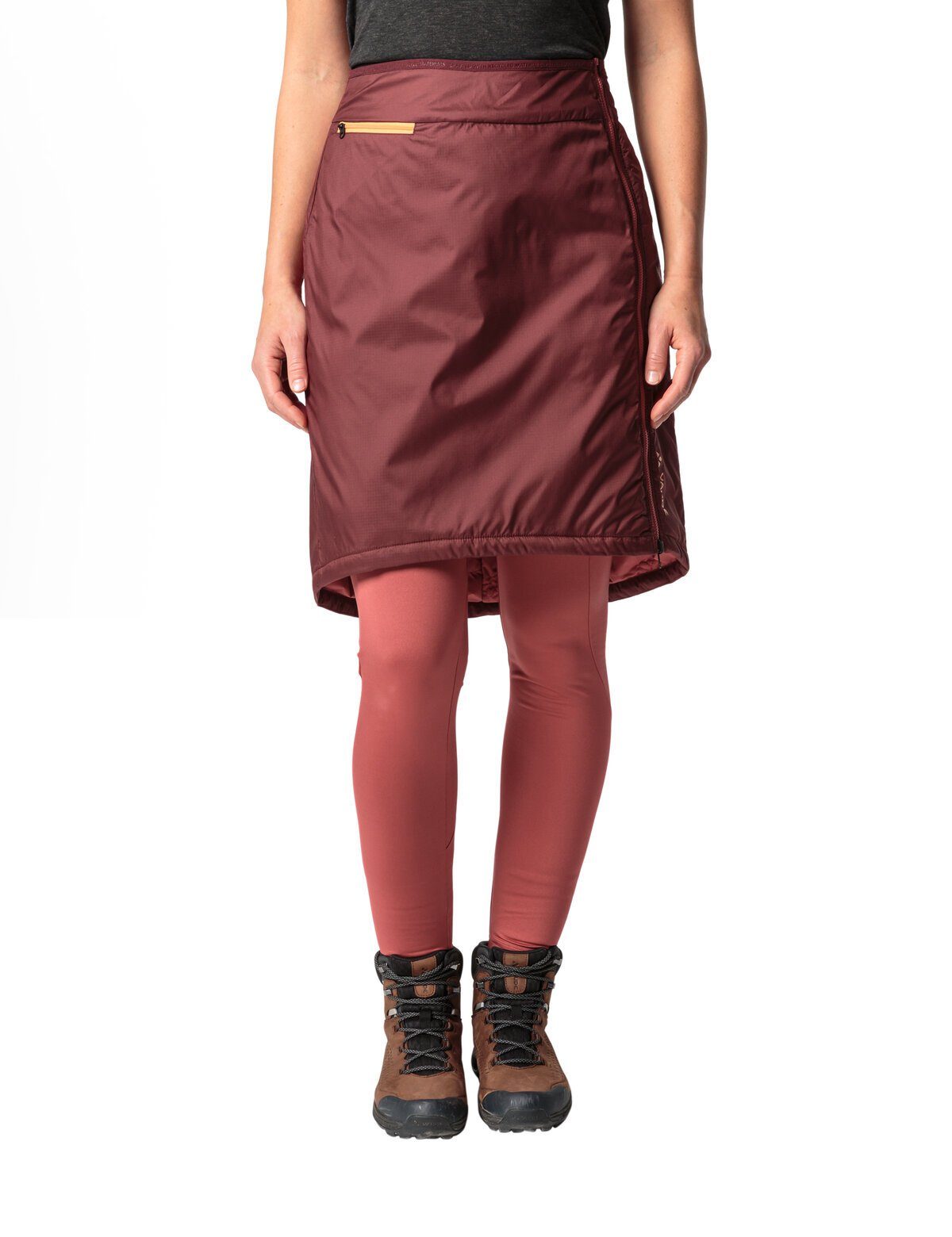 VAUDE Wickelrock Women's cherry Skirt in dark Neyland Padded Unifarbe