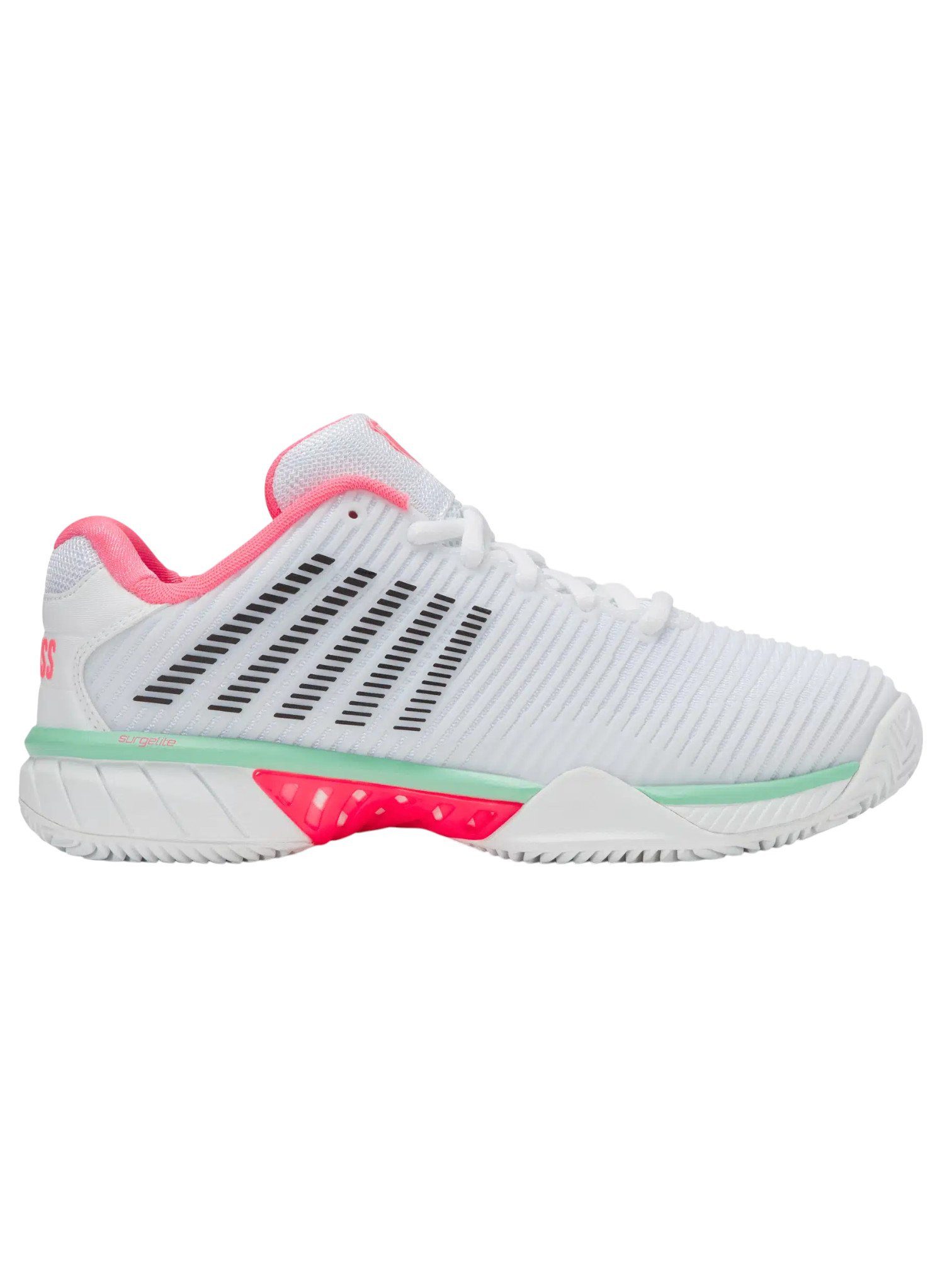 K-Swiss Performance Hypercourt Express 2 HB Clay/Sandplatz weiss/pink/mint Damen Tennisschuh – Bild 4 von 5