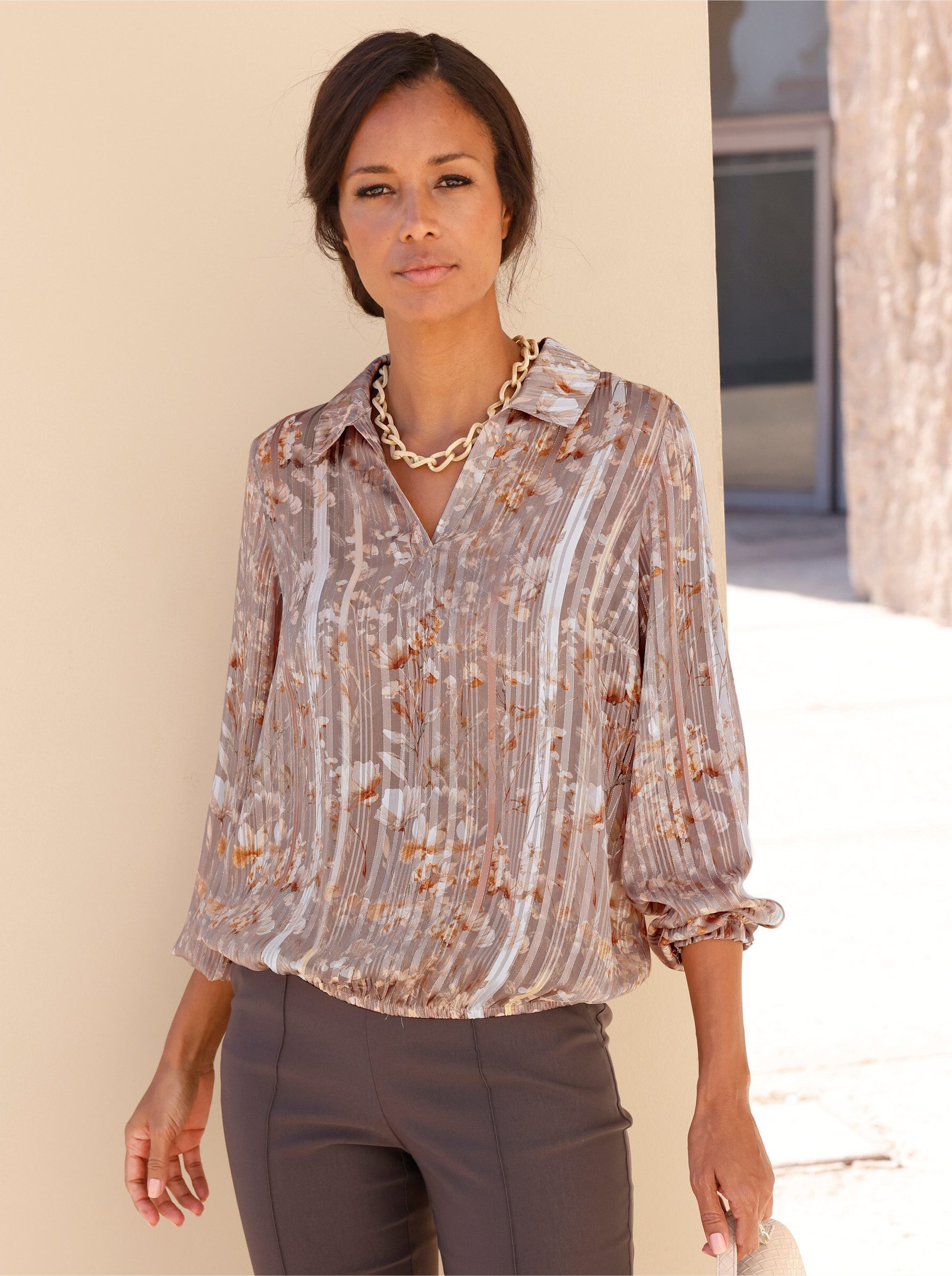 Witt Klassische Bluse Schlupfbluse Langarm