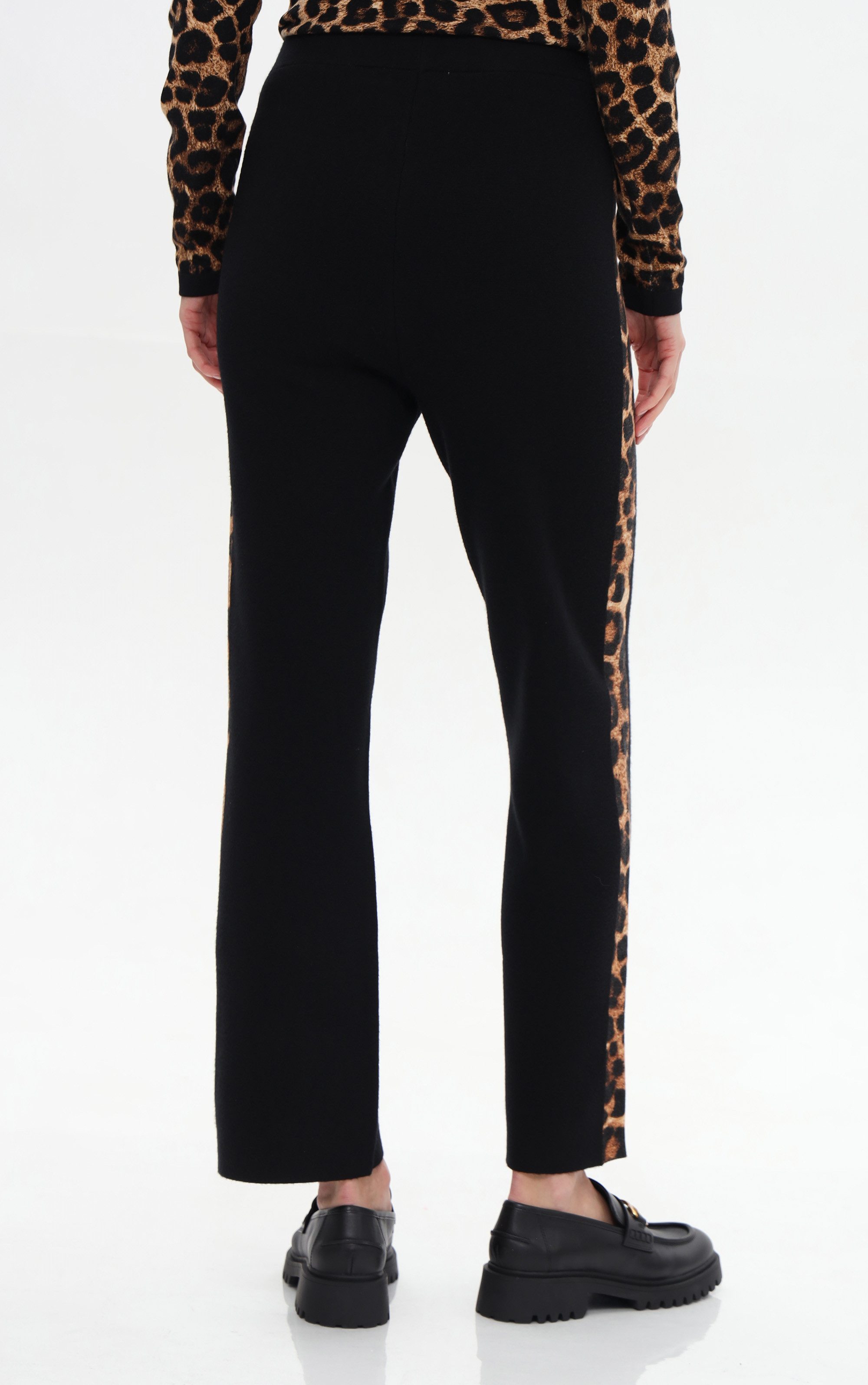 Passioni Stoffhose mit Leodetails