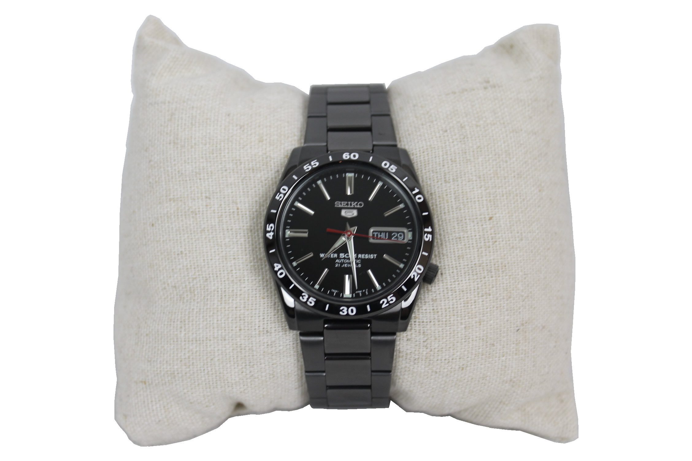 Seiko Automatikuhr 5 Herrenuhr Analog Automatik Schwarz, SNKE03KC günstig online kaufen