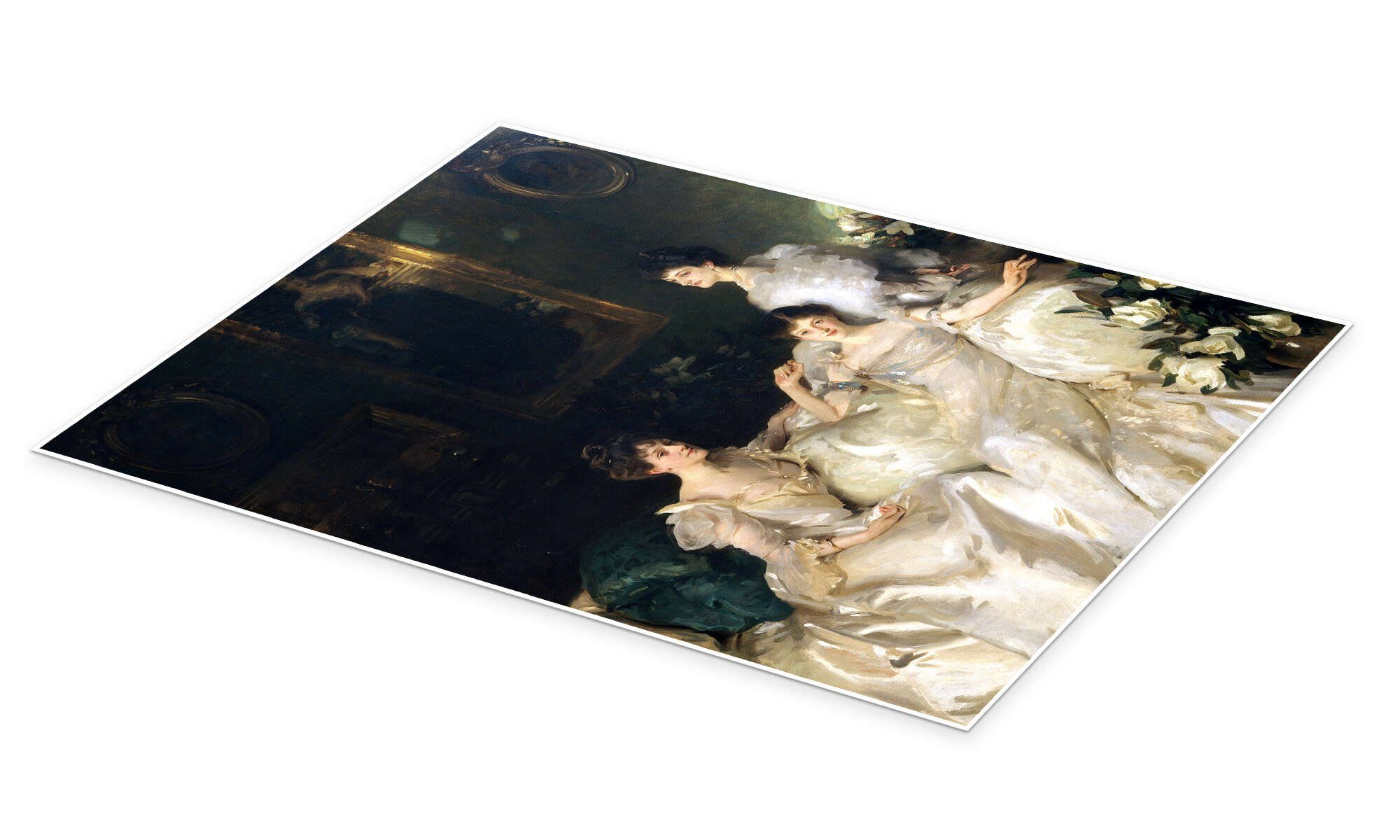 Posterlounge Wandbild Die Wyndham Schwestern, John Singer Sargent, erhältlich als Poster, Leinwandbild, Wandsticker oder Acrylglasbild