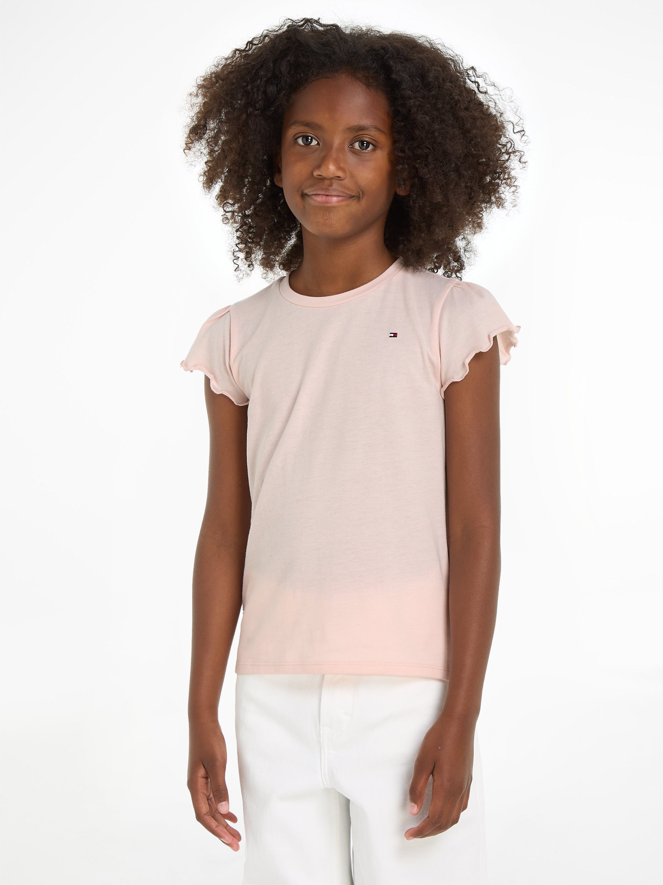 Tommy Hilfiger T-Shirt ESSENTIAL RUFFLE SLEEVE günstig online kaufen