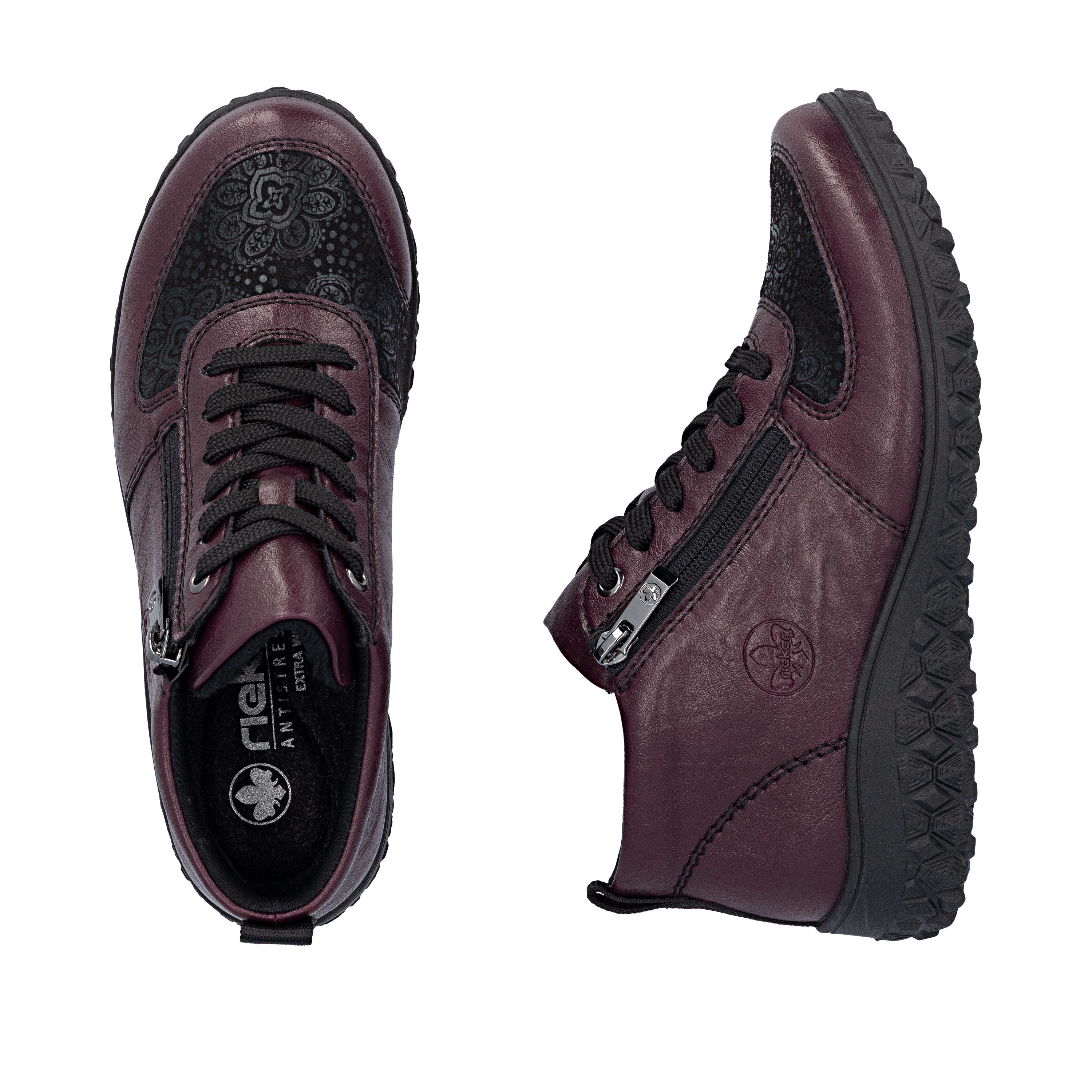 Rieker Sneakerboots High Top Sneaker, Schnürboots, Stiefelette mit weichem Schaftrand