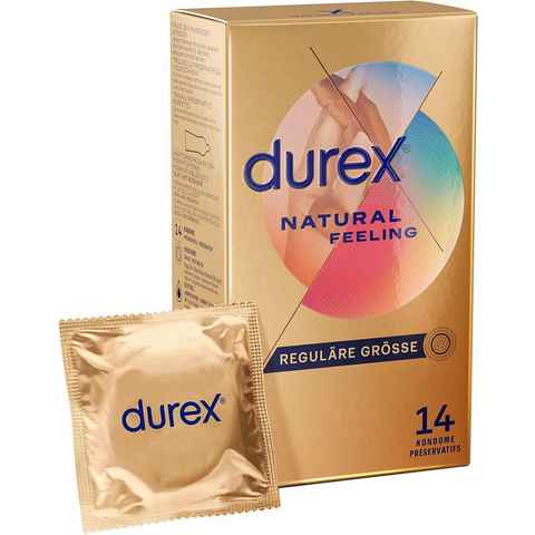durex Kondome Natural Feeling, 14 St., Latexfrei, mit Silikongleitgel