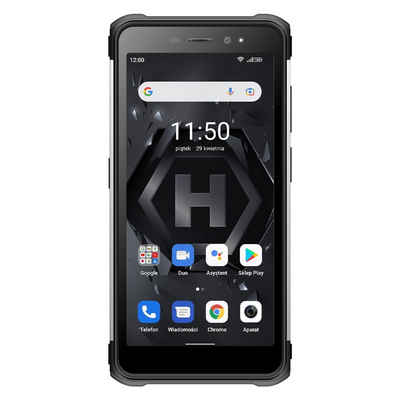 Hammer Iron 4 Smartphone 5,5-Zoll, 5180 mAh Wasserdicht Schwarz-Silber Smartphone