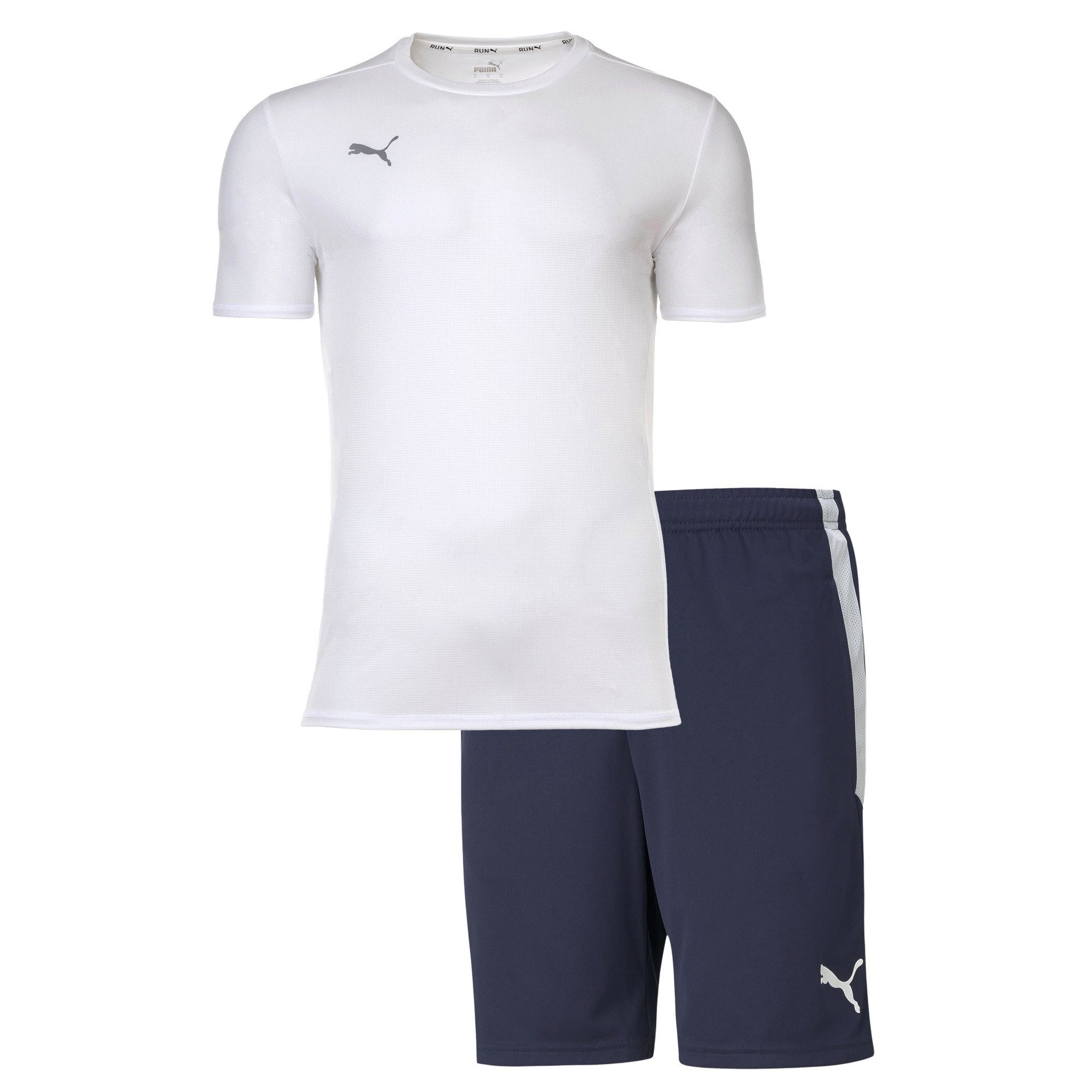 PUMA T-Shirt Herren Shorts, T-Shirt 1er Pack Polyester (Packung, 1er Pack) günstig online kaufen