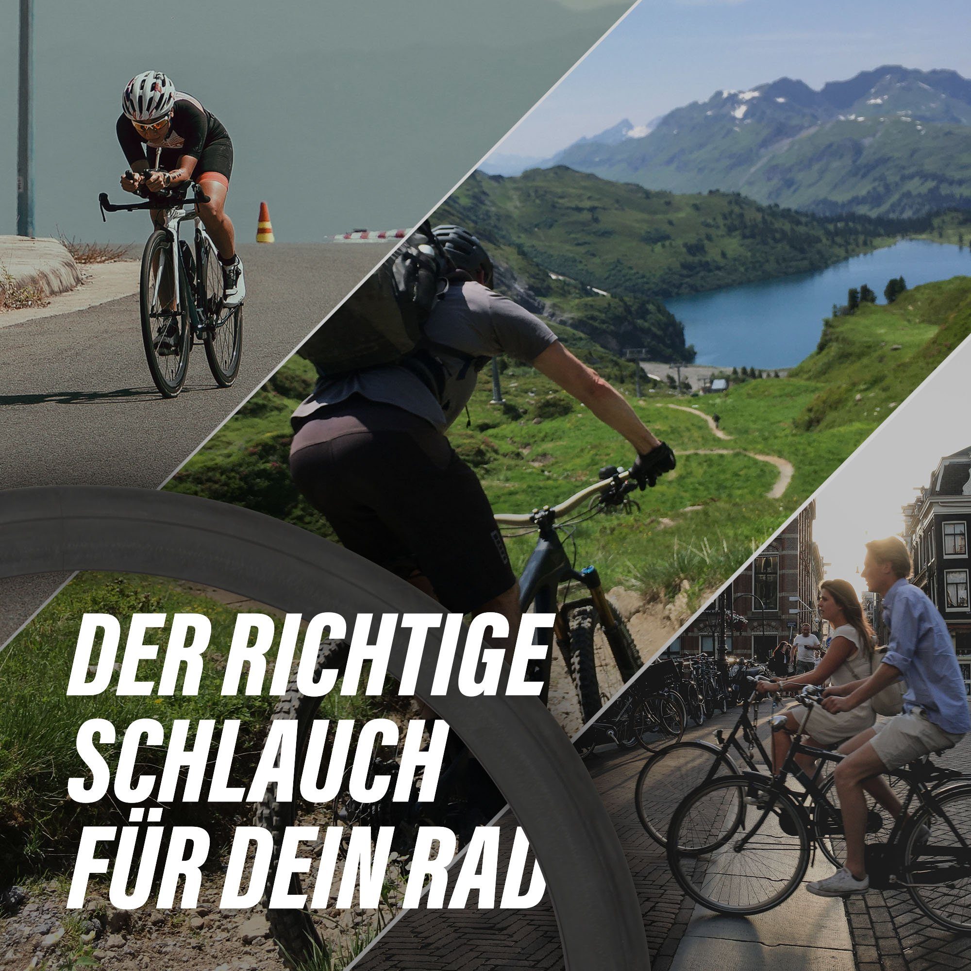 Bestlivings Fahrradschlauch vers. Schlauchgrößen 12 - 29 Zoll, 12 Zoll, (1-St., ETRTO-Norm: 47/62 - 203), Fahrradschlauch (Auto Ventil) - 12 Zoll Innenschlauch Ersatzschlauch