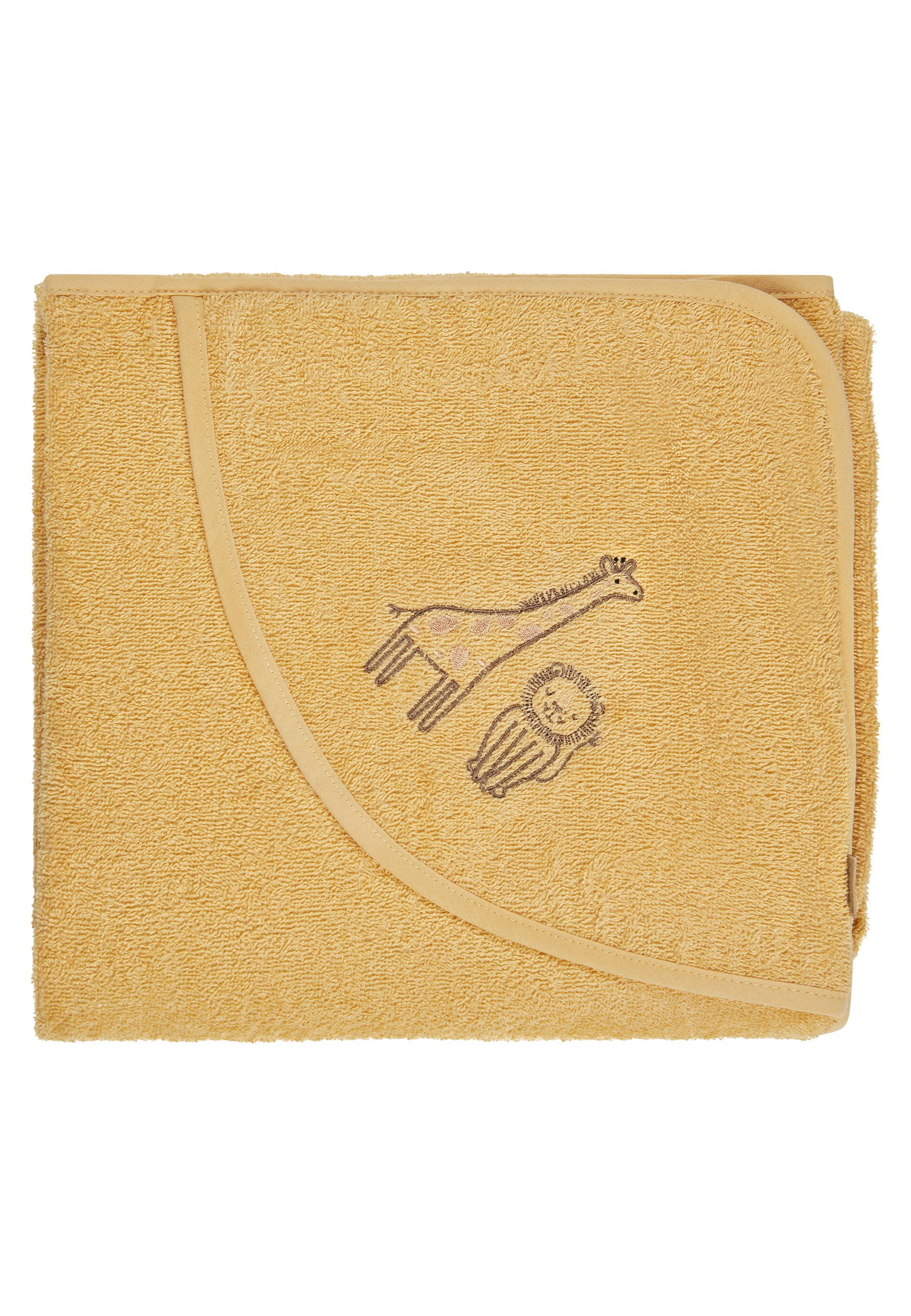Sterntaler® Badetücher Kapuzenbadetuch 100x100 cm GIRAFFE Kaya, Frottee (1-St)