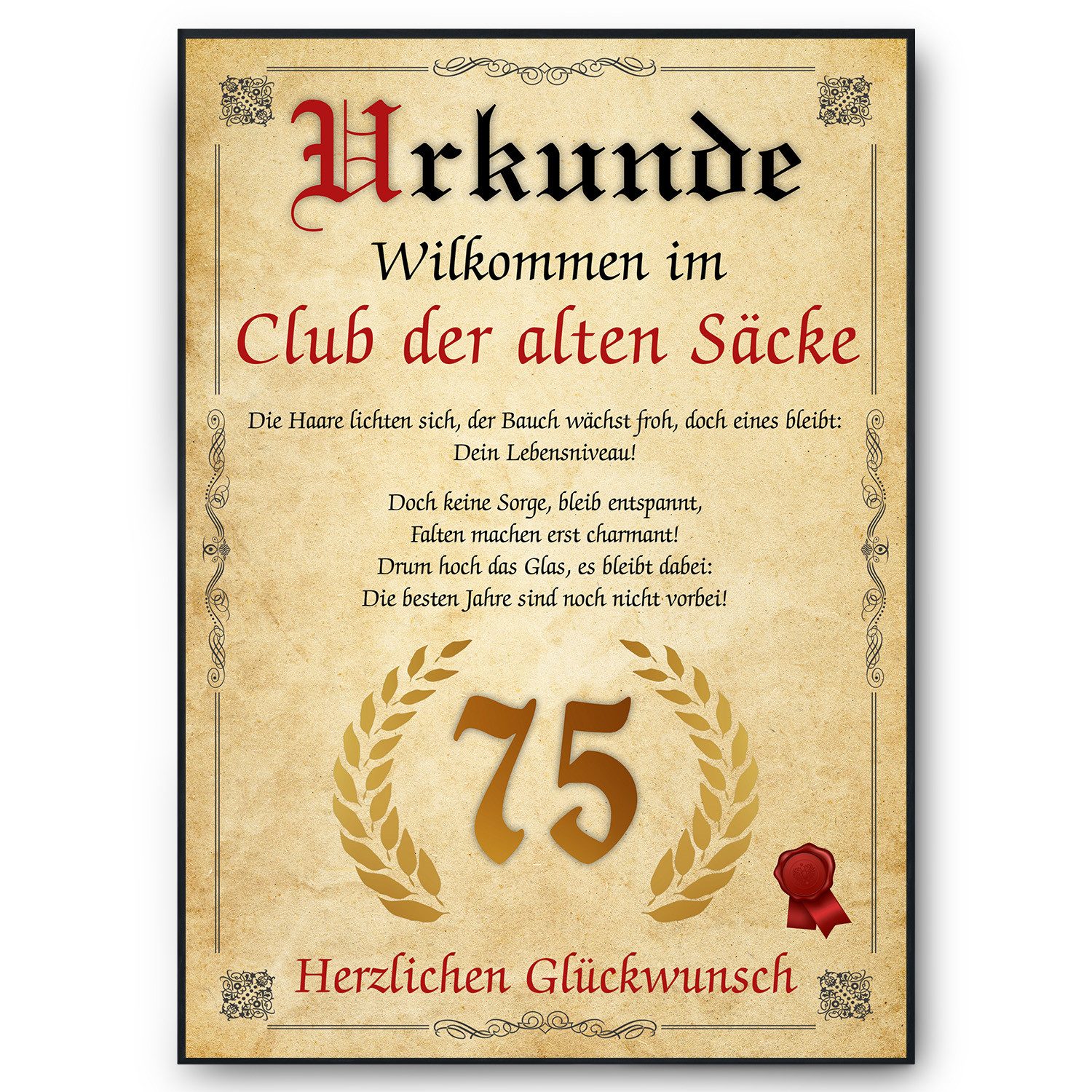 Tigerlino Poster Geburtstag Mann Geschenk Lustige günstig online kaufen