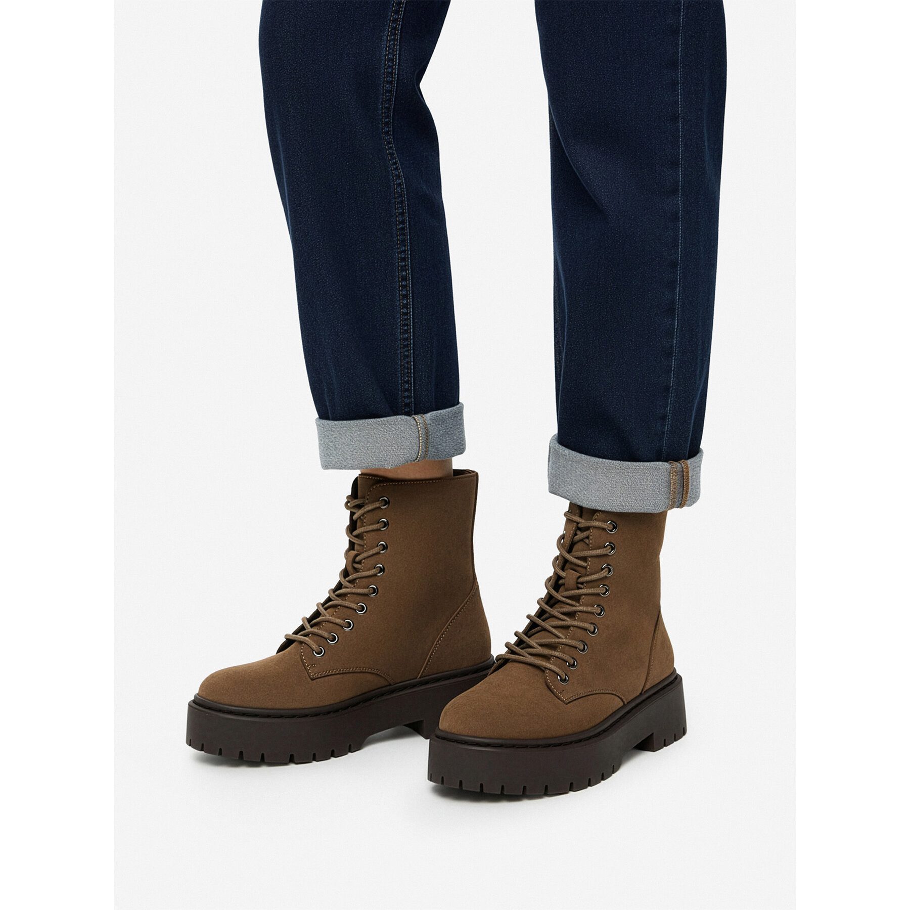 DeeZee Deezee Damen Stiefel CEO-HY13123-1 Braun Stiefel – Bild 2 von 4