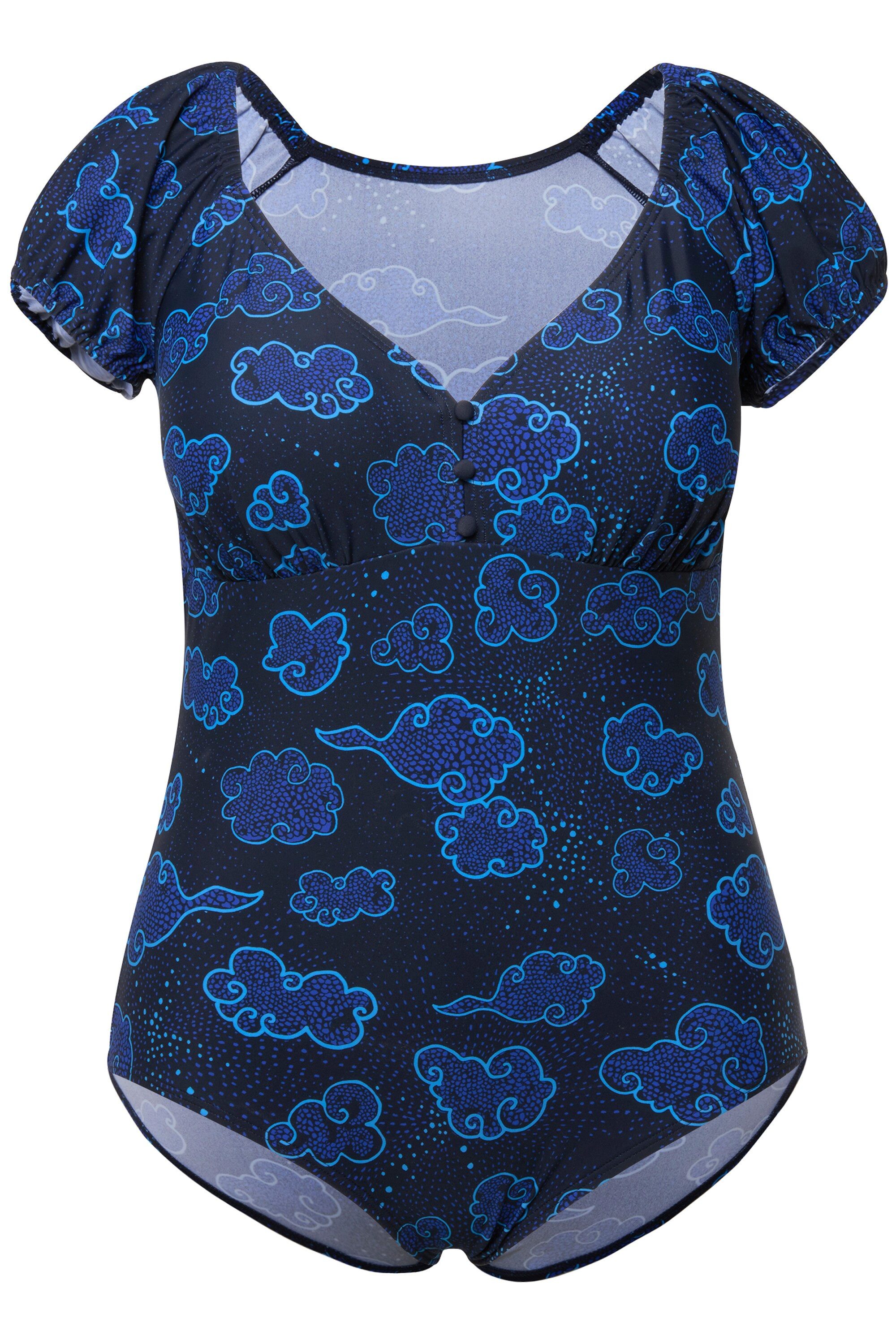 Ulla Popken Badeanzug Badeanzug Wolken Softcups günstig online kaufen
