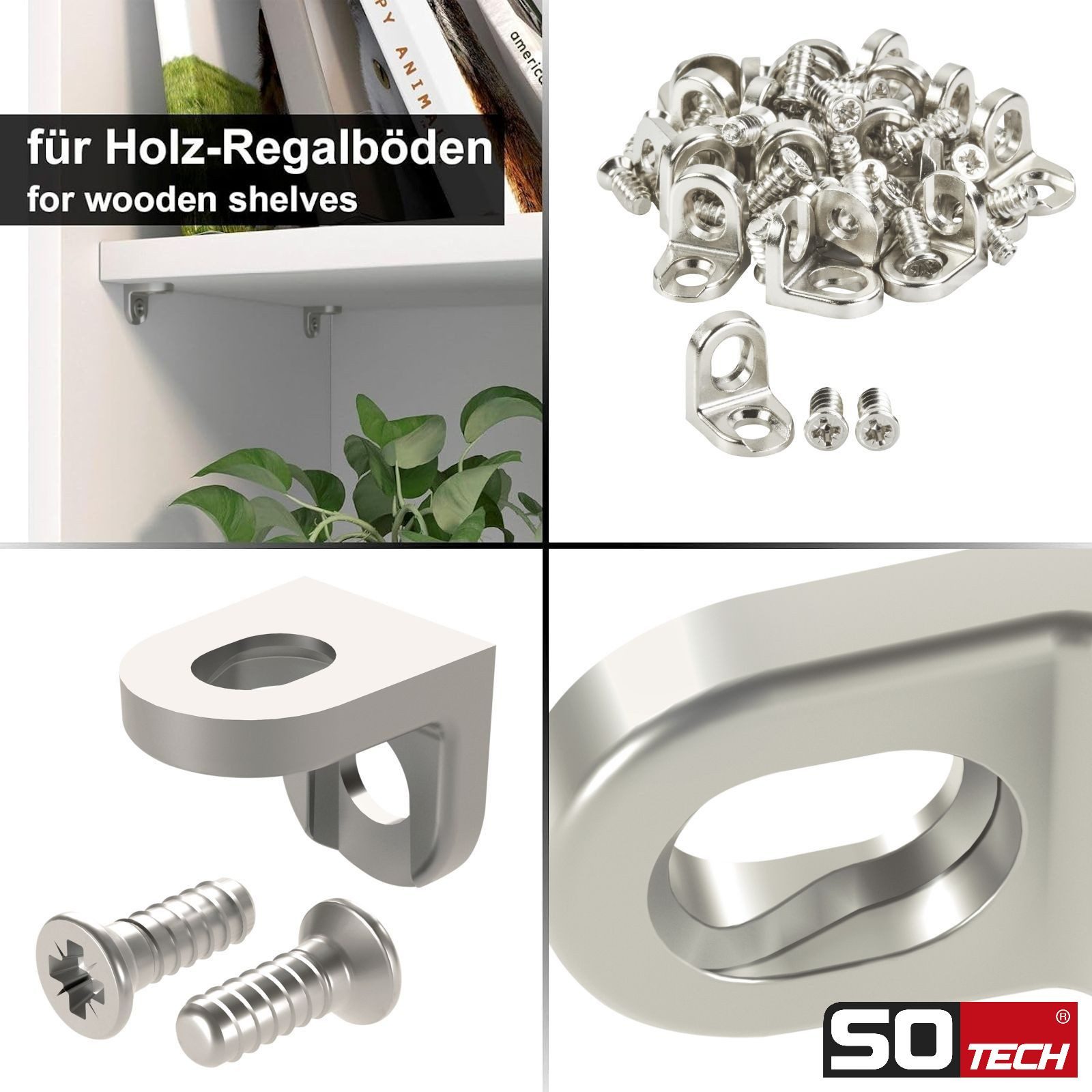 SO-TECH® Möbelbeschlag Fach-Bodenträger Regalstifte Stiftdurchmesser 3 günstig online kaufen