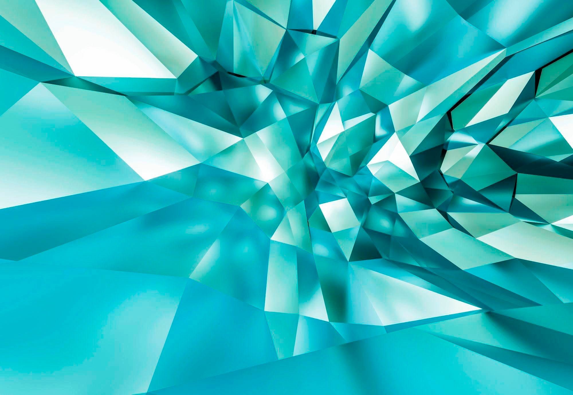 Fototapete 3D Crystal Cave - Größe 368 x 254 cm