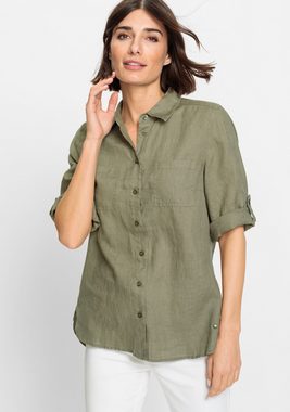 Olsen Blusentop Blouse Woven Short Sleeves