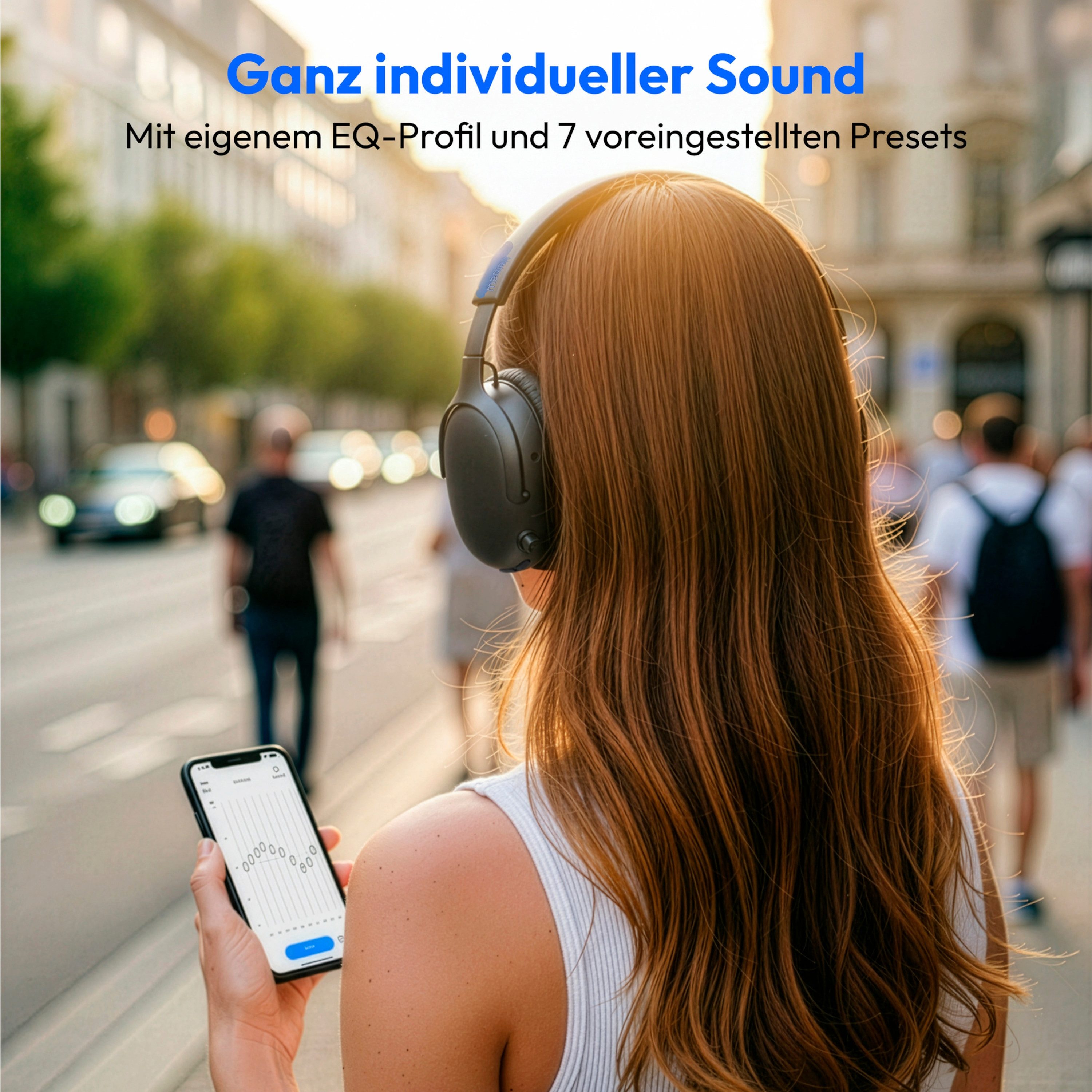 Medion® LIFE HX-1 Pro Over Ear-Kopfhörer (MD43772) Kopfhörer (An/Aus Anzeige, Austauschbare Ohrpolster, AUX-Eingang, Bluetooth, Drahtlos, Drehbare Ohrmuscheln, Integrierte Akku, LED-Beleuchtung, Spritzwasserschutz, USB-Ladefunktion, Bluetooth 6.0)