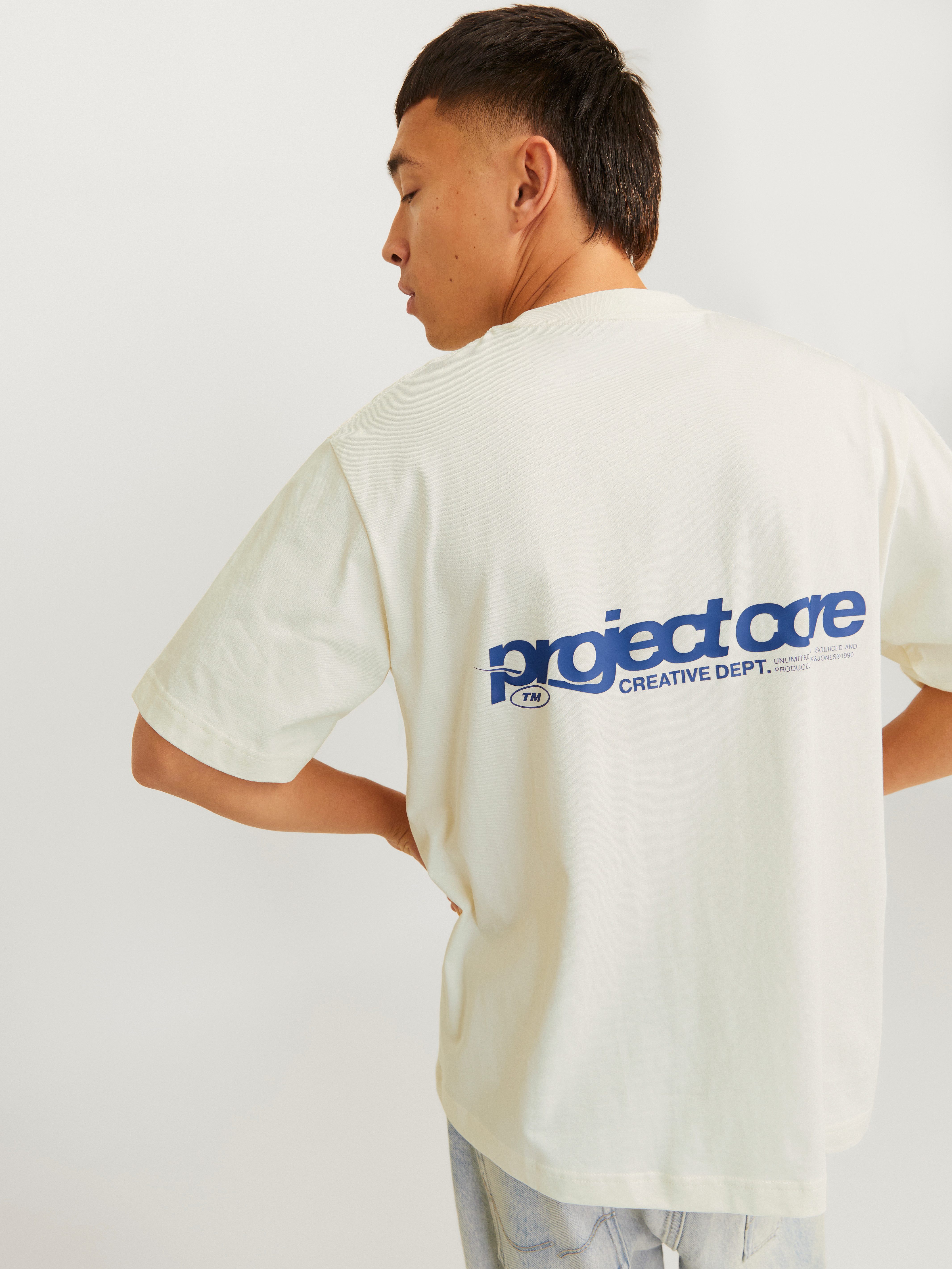 Jack & Jones Herren Rundhals T-Shirt JCOUNION BACK PRINT - Relaxed Fit günstig online kaufen