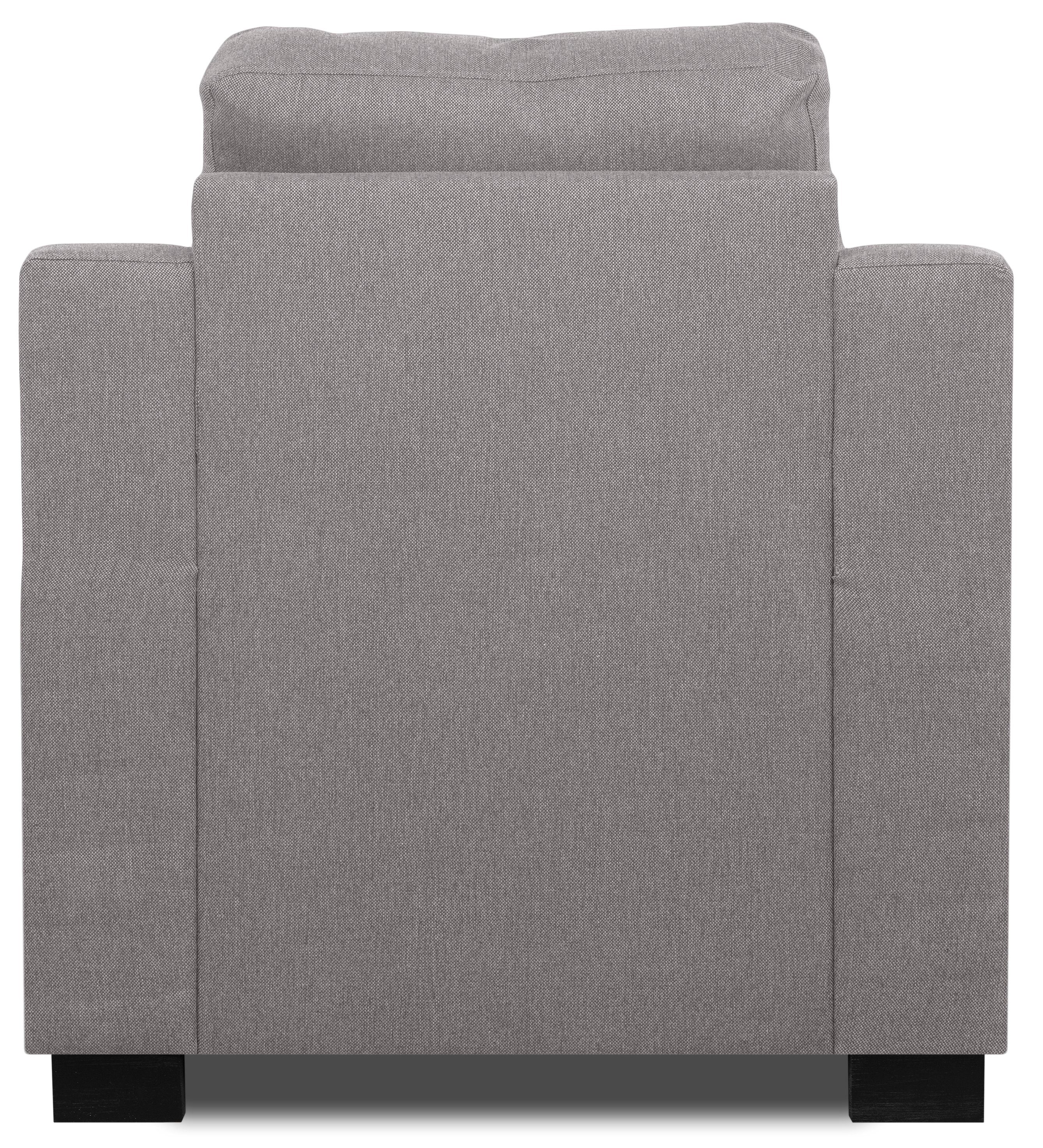 affaire Home Rückenlehne, Nähten hoher brown gray mit Sessel dekorativen Wellenunterfederung Bécourt, mit und