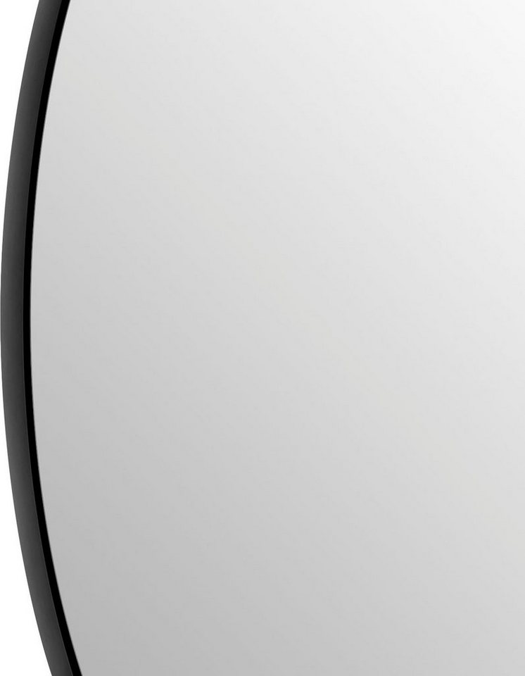 Talos Dekospiegel, rund, in schwarz matt Ø 100 cm-kaufen