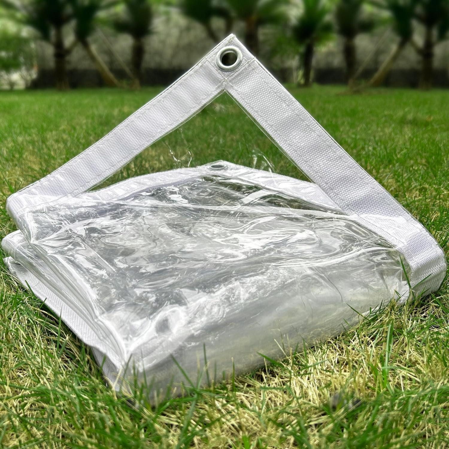 LuxusKollektion Schutzplane Transparente Plane 1,8x1,8m (1-St)