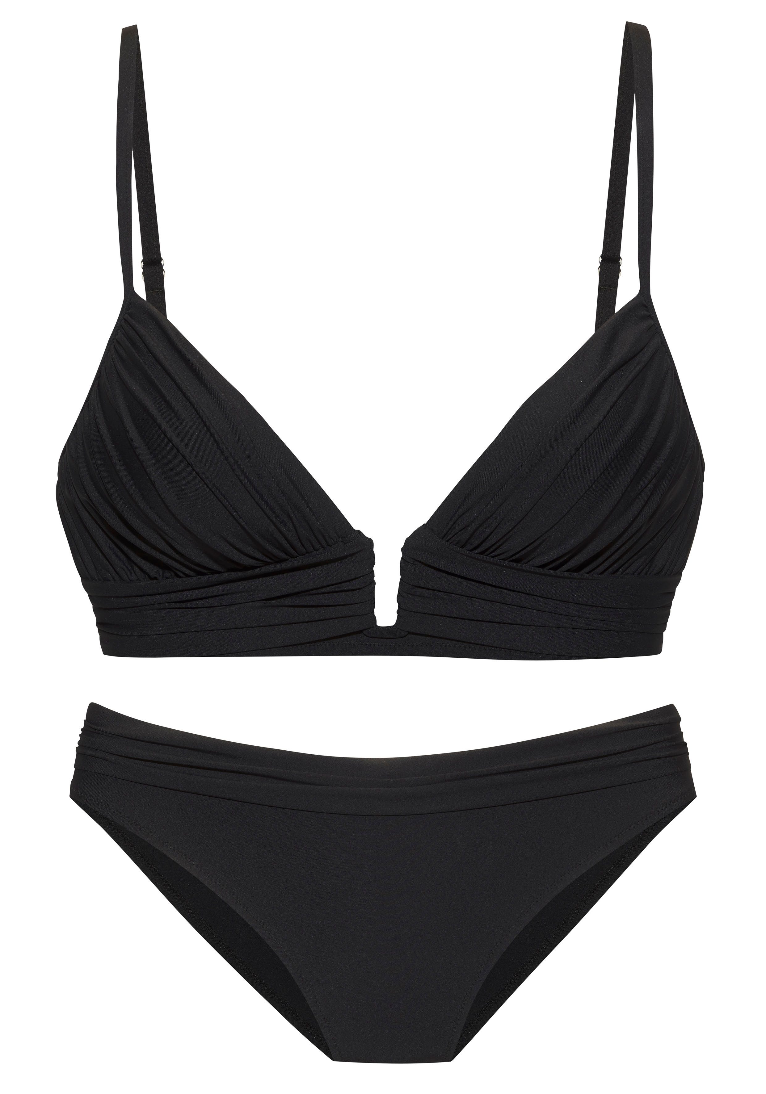 LASCANA Triangel-Bikini mit modischer Zierschnalle – Bild 2 von 4