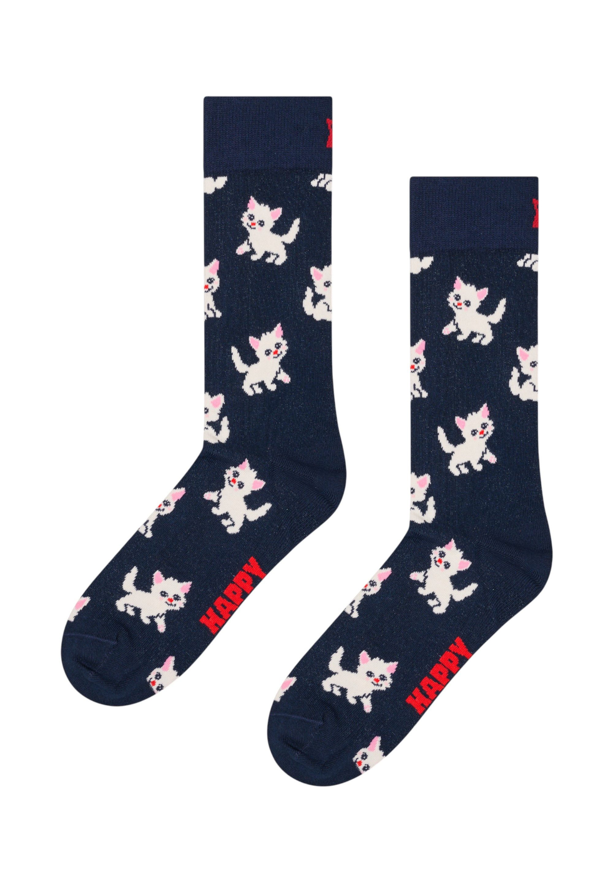 Happy Socks Basicsocken 3-Pack Animal Blue Socks Gift Set Verstärkte Ferse, günstig online kaufen