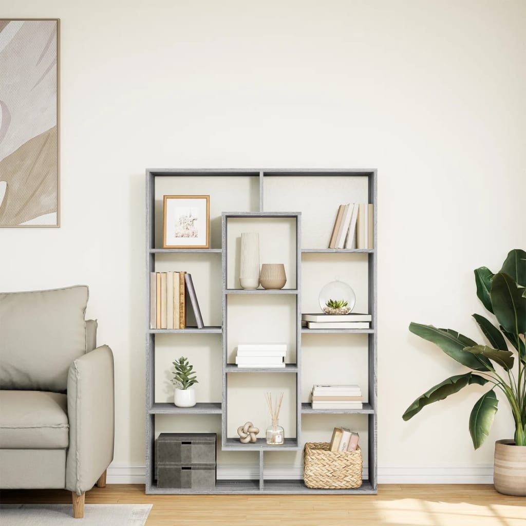 vidaXL Bücherregal Bücherregal Grau Sonoma 102x29x143 günstig online kaufen
