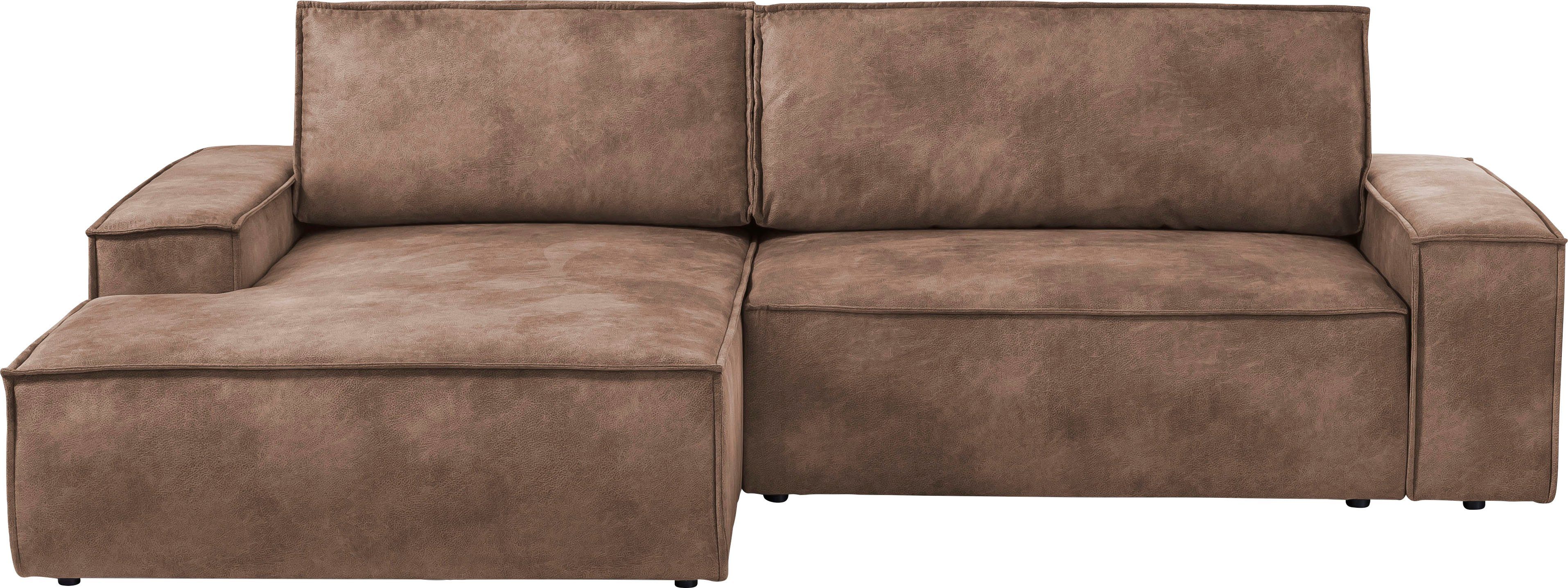 Home affaire Ecksofa SHERWOOD Schlafsofa 267 günstig online kaufen