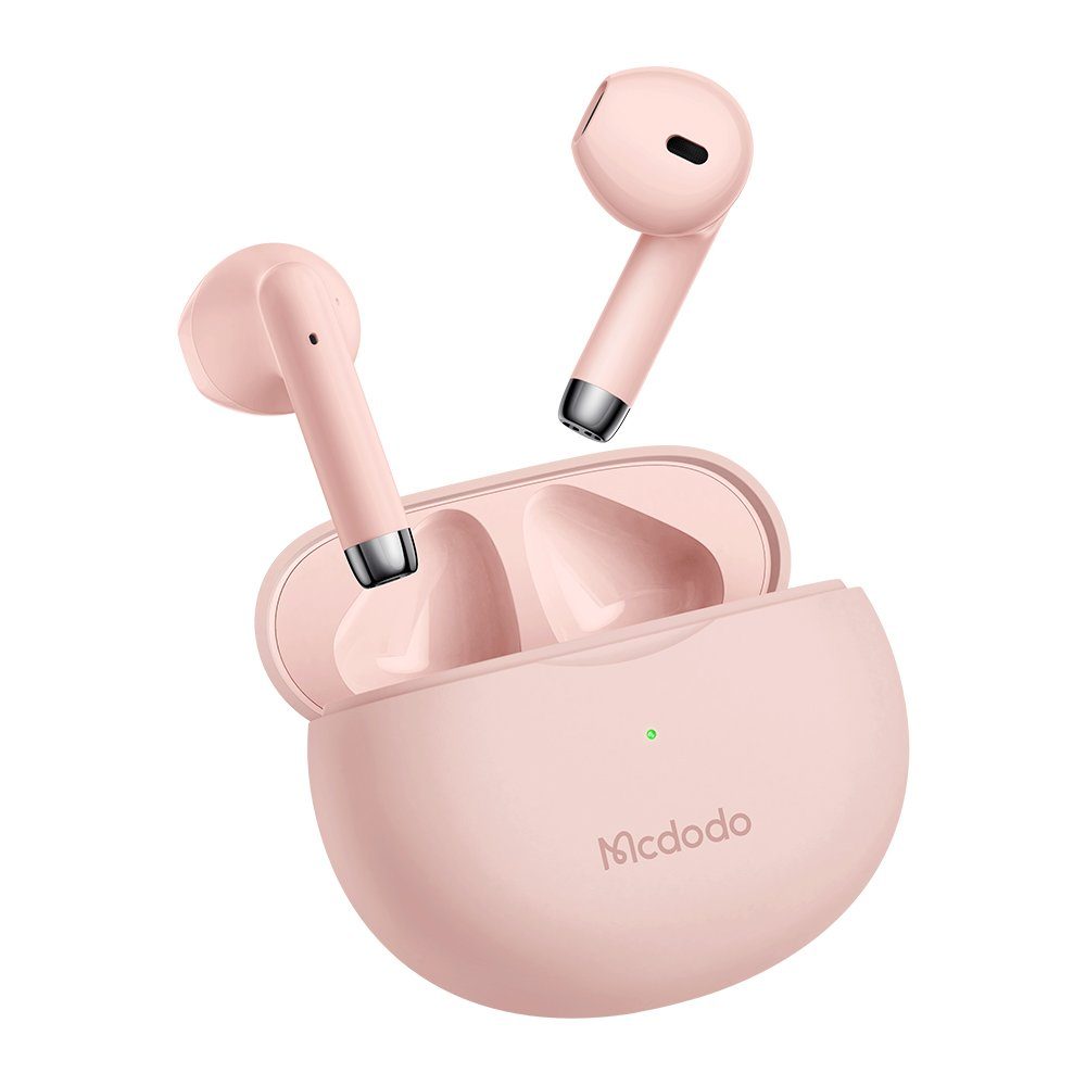 mcdodo HP-8032 Bluetooth-Ohrhörer Drahtlose Kopfhörer wireless In-Ear-Kopfhörer Rosa