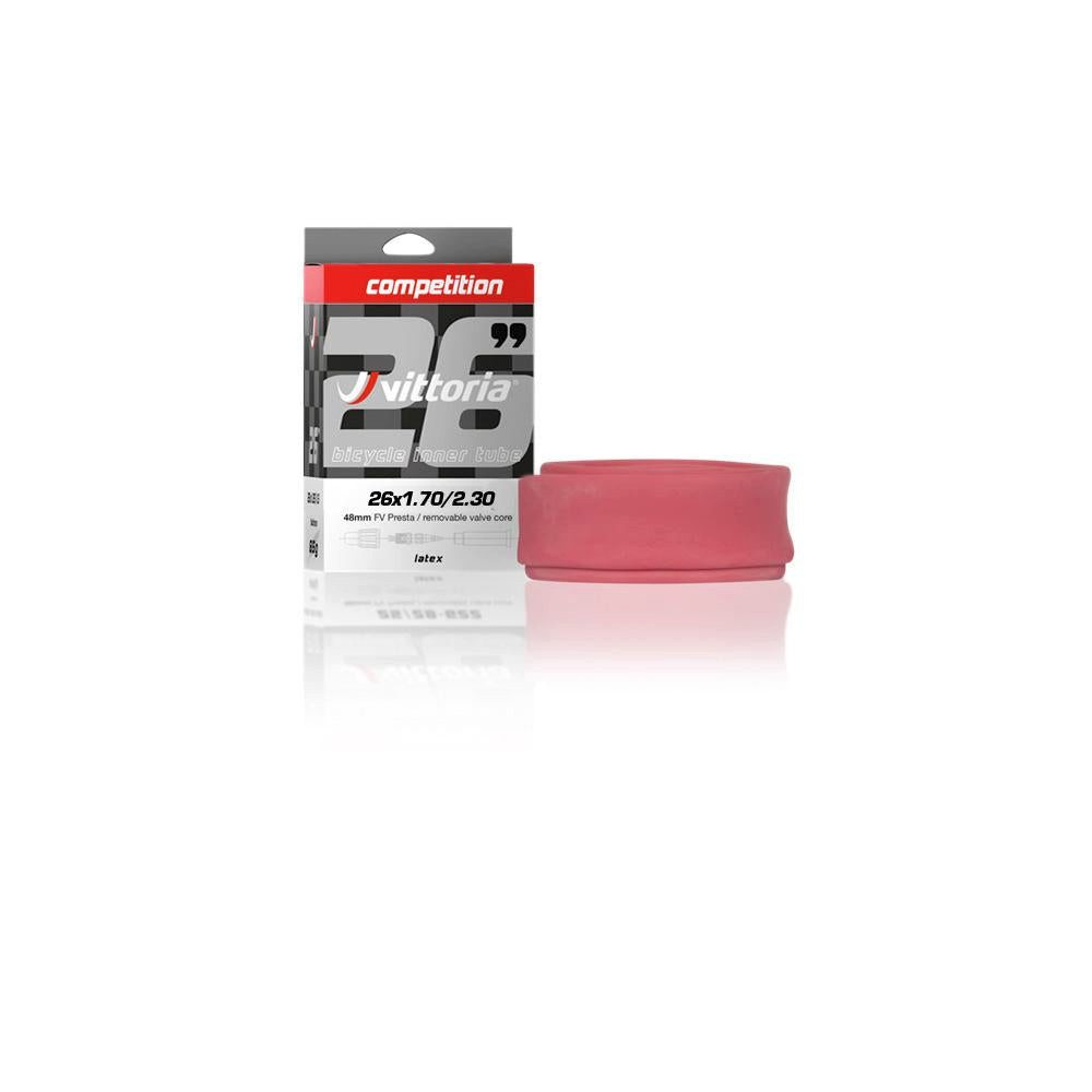 Fahrradschlauch Vittoria Schlauch 26x1.70-2.30\" 43/58-559 Competition Latex SV 48mm