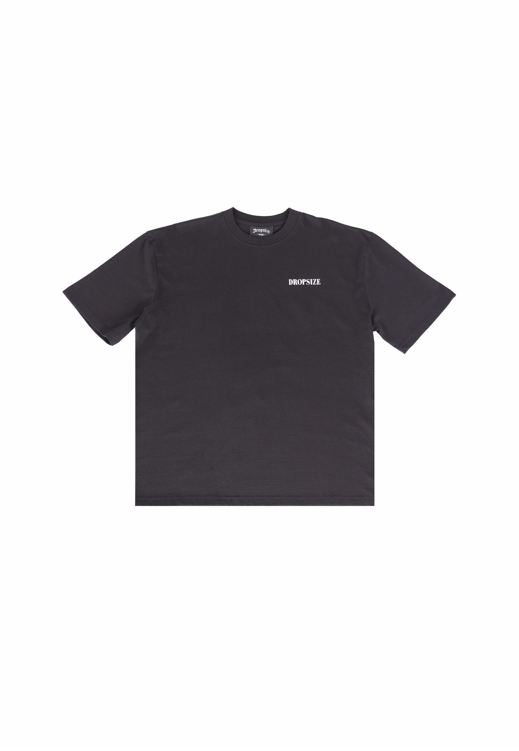 Dropsize T-Shirt Dropsize HEAVY OVERSIZED ROSES DOVE T-SHIRT (1-tlg)