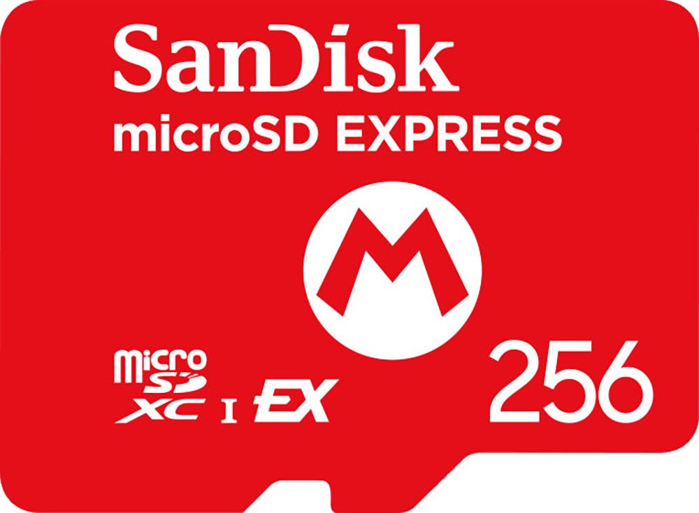 microSDXC EXPRESS 256 GB (Mario Design) Speicherkarte