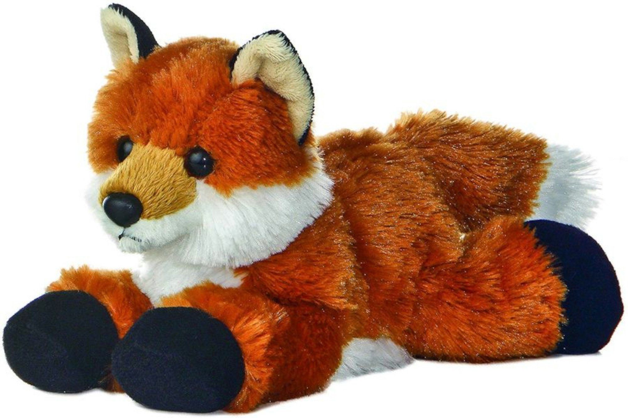 Aurora World Tierkuscheltier Mini Flopsies, Foxxie der Fuchs, ca. 21 cm, Plüsch