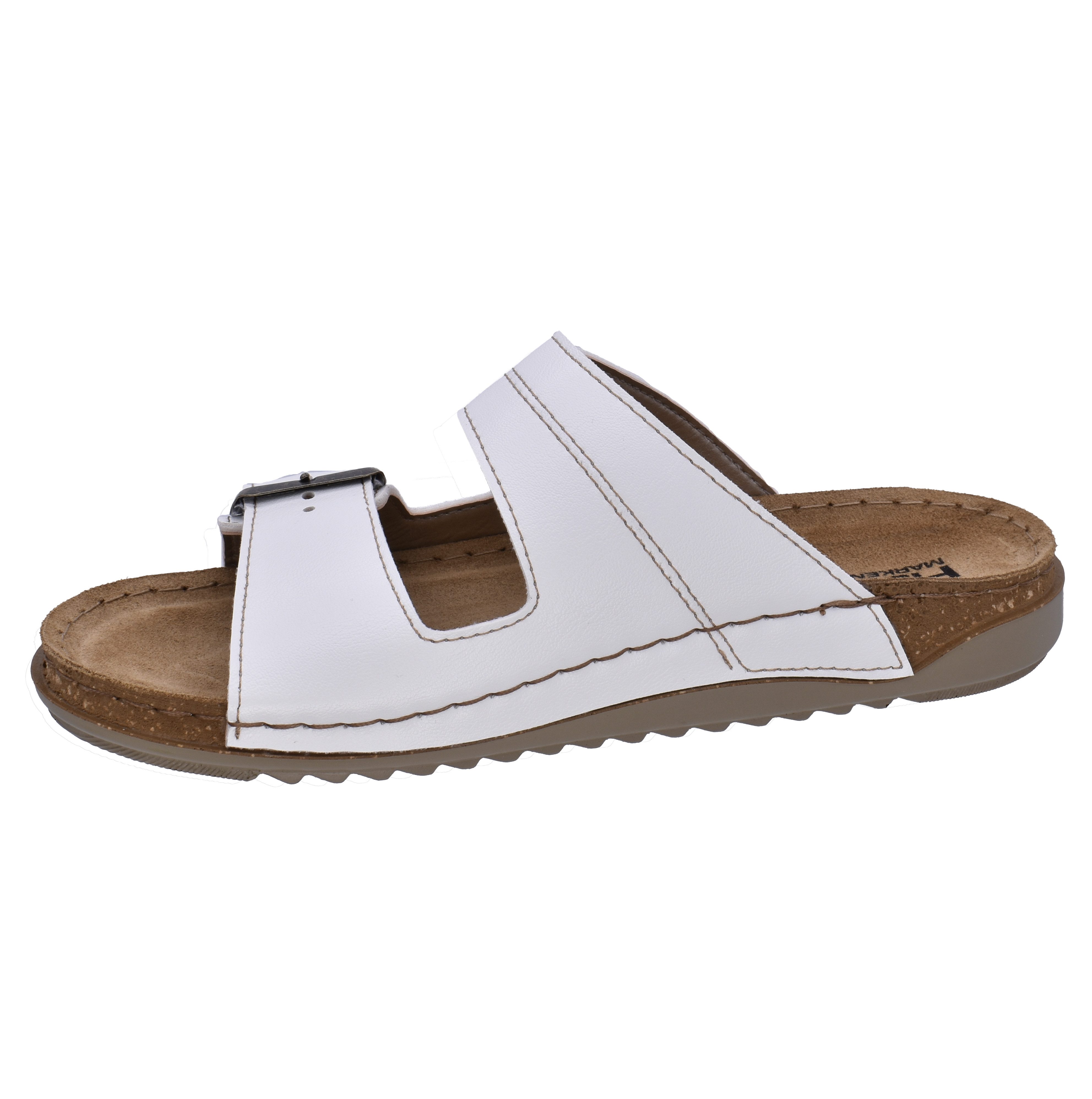 Fischer-Markenschuh Sarah Pantolette aus Nappalino (Lederimitat), mit Fleec günstig online kaufen