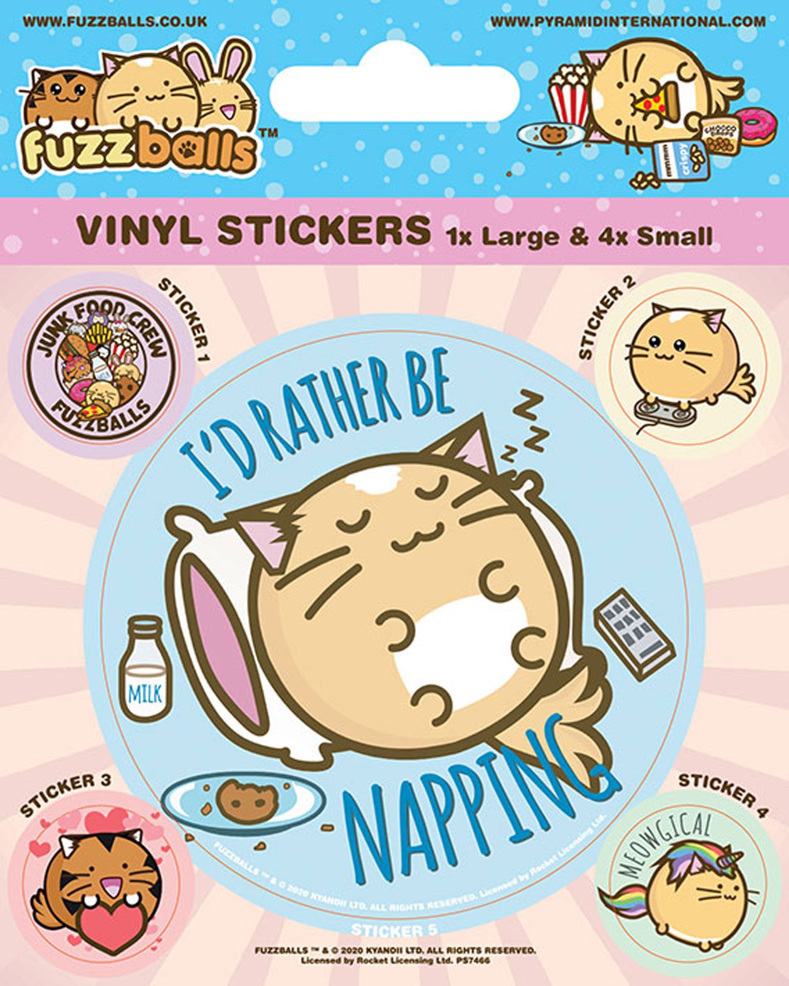 Sticker Fuzzballs - Sticker-Sets - Feels