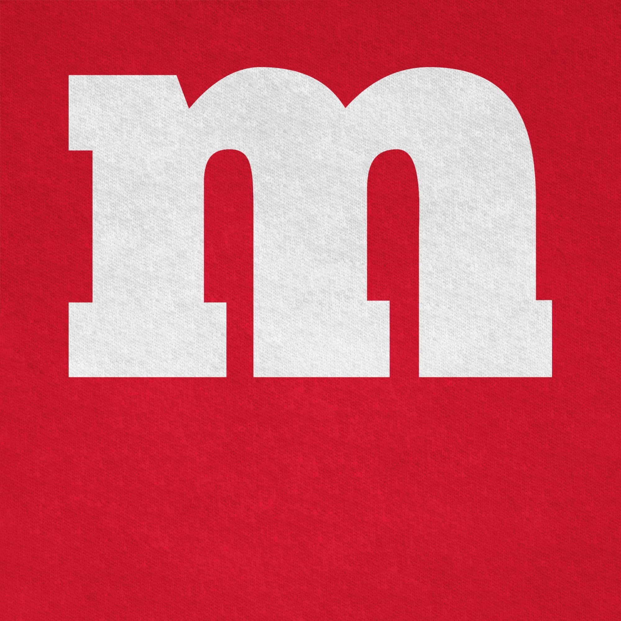 & M Fasching T-Shirt Rot 3 Aufdruck Shirtracer Karneval