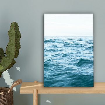 OneMillionCanvasses® Leinwandbild Meer - Wasser - Natur - Ozean, (1 St), Leinwandbild fertig bespannt inkl. Zackenaufhänger, Gemälde, 20x30 cm