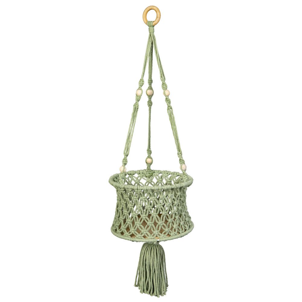 MICA Blumentopf Hängepflanztopf geflochten grün/braun - günstig online kaufen