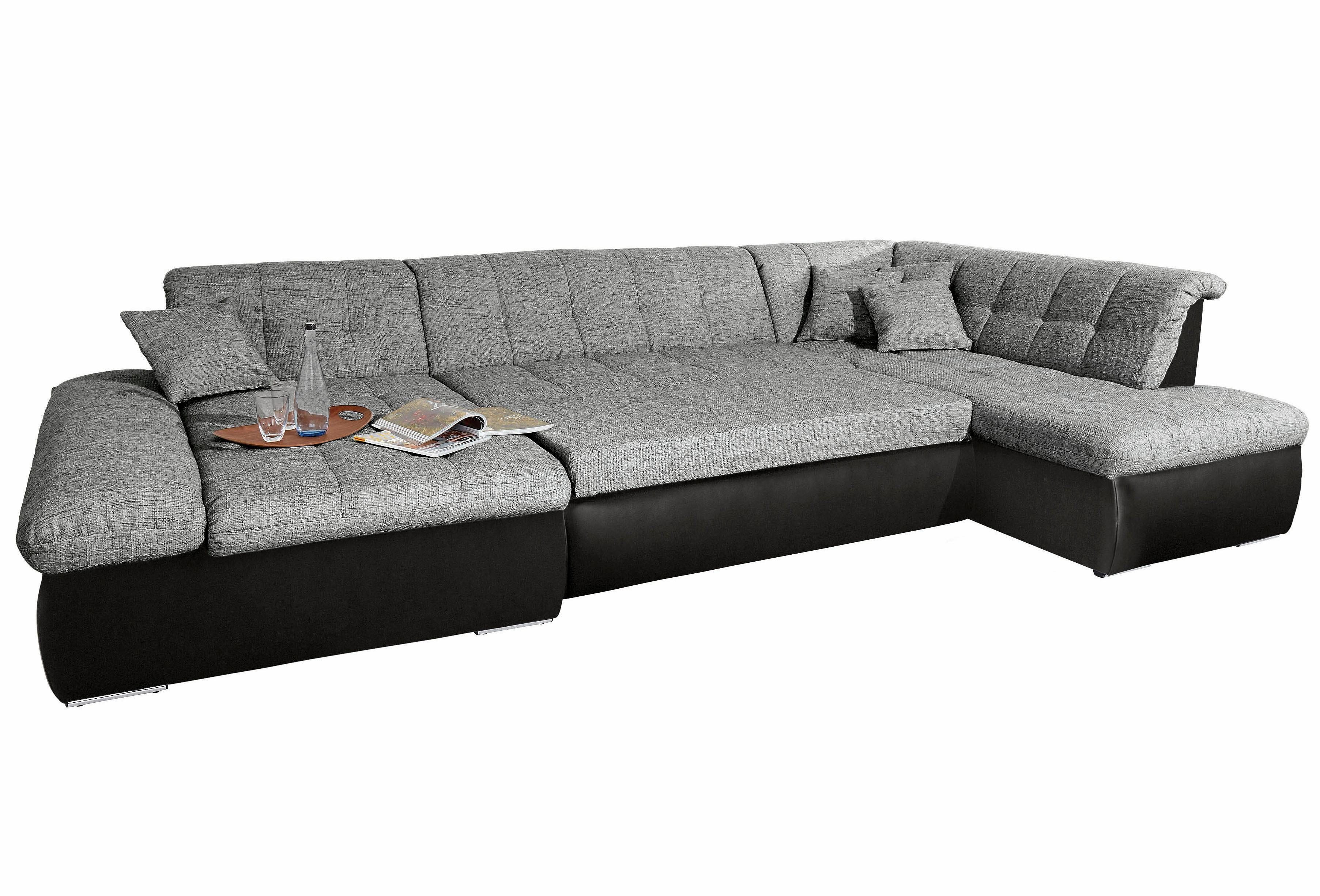 DOMO collection Wohnlandschaft Moric U-Form, auch in Cord, Breite 353cm, vi günstig online kaufen