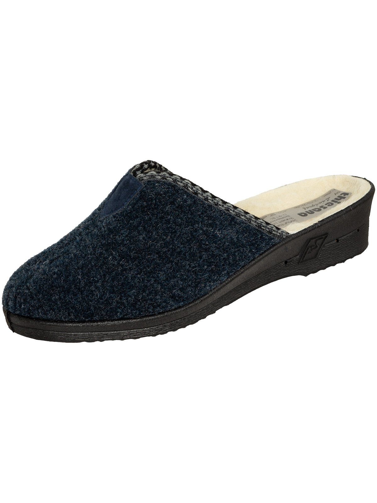 SALIHA Landgraf Hausschuh Gitte marine Hausschuh