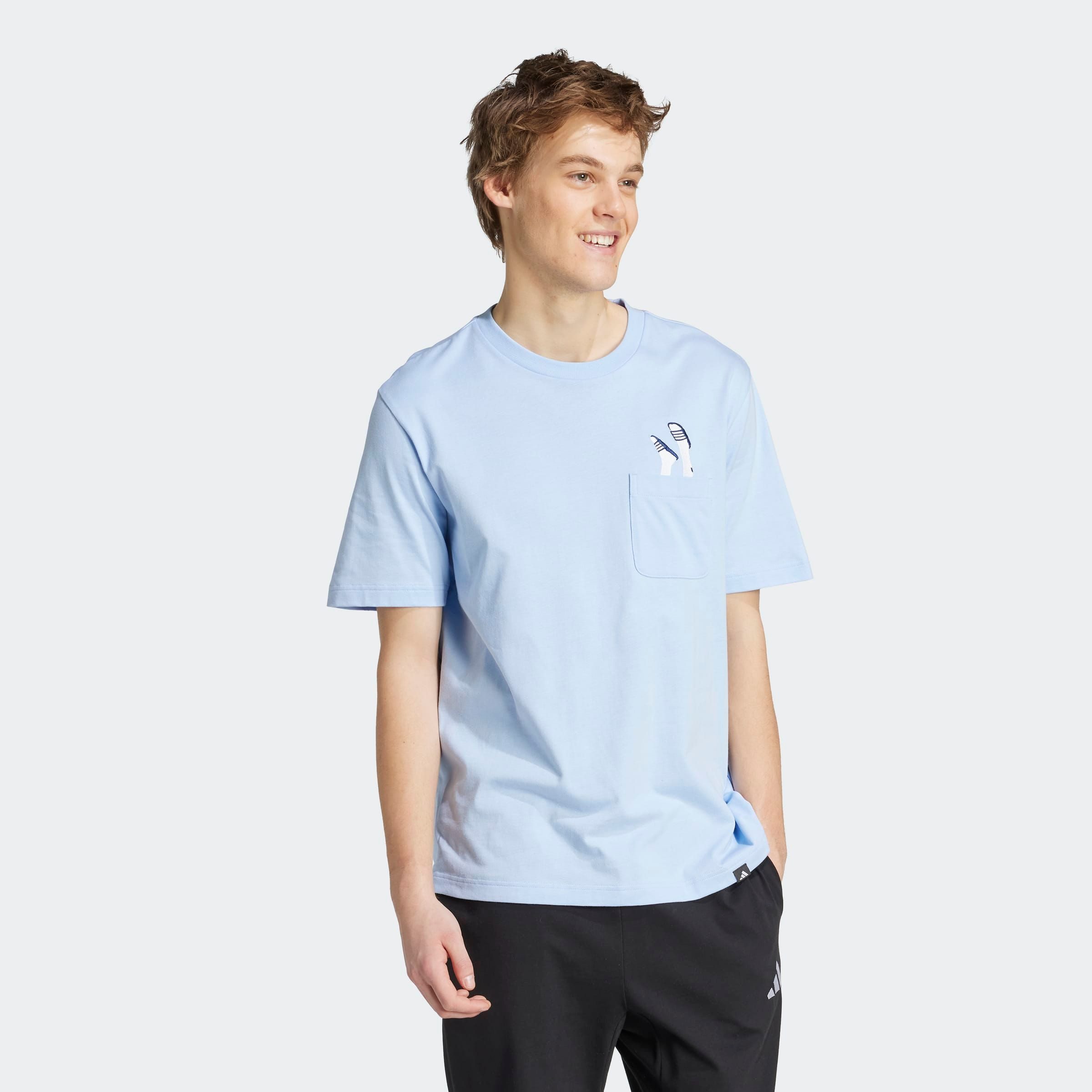 adidas Sportswear T-Shirt LOUNGE SLIDES GRAPHIC POCKET günstig online kaufen