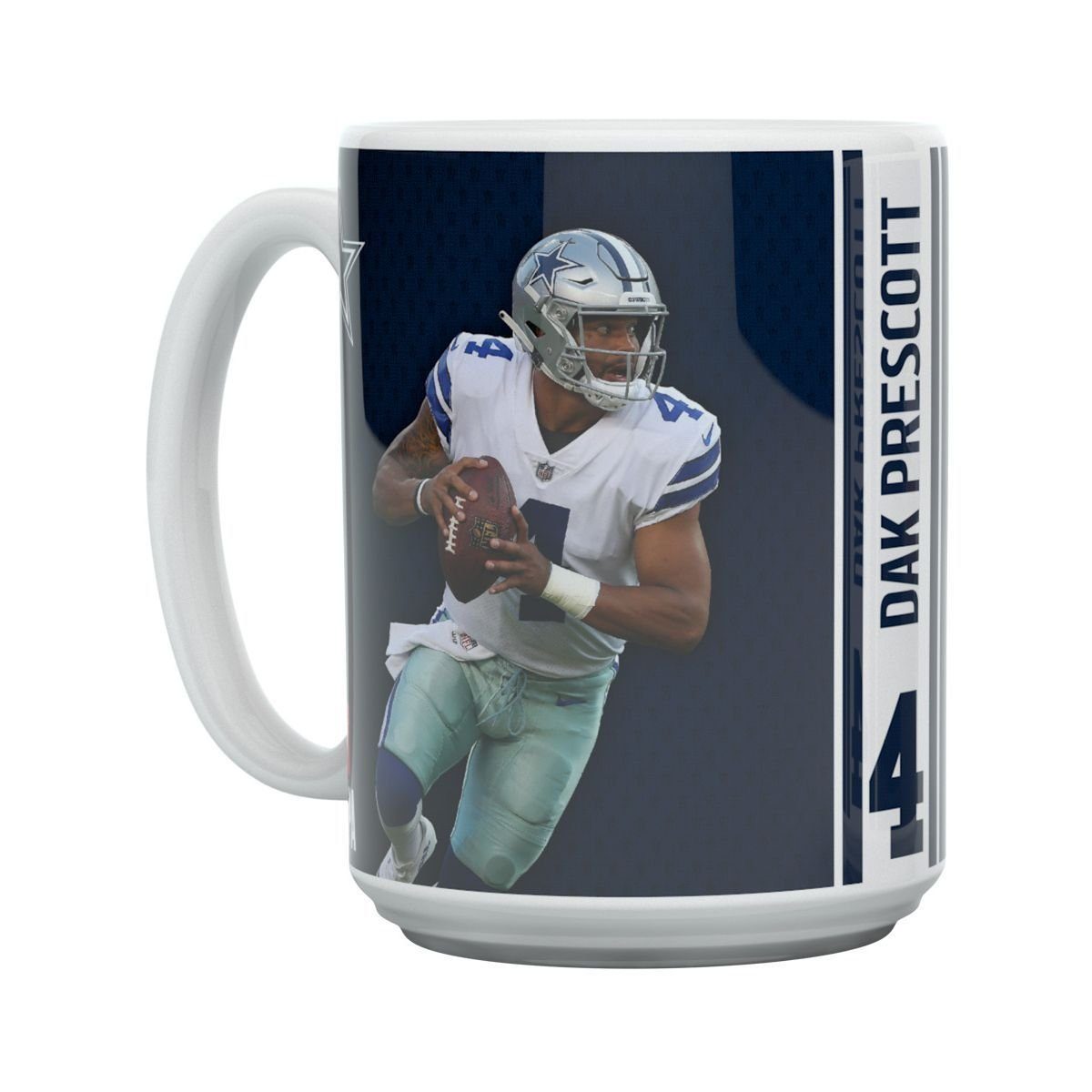 Tasse 450ml MOTION Great Dak Prescott Dallas NFL Cowboys Tasse Branding