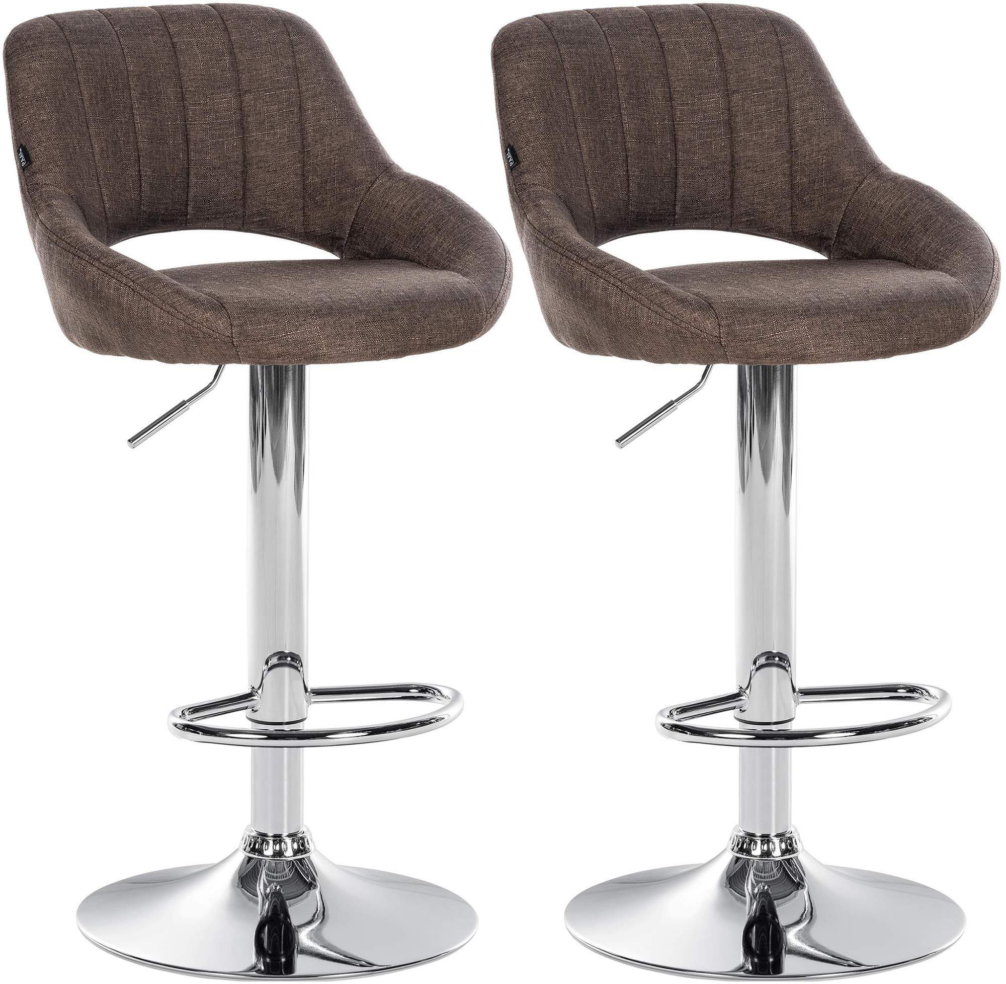CLP Barhocker Milet Stoff (2er Set, günstig online kaufen