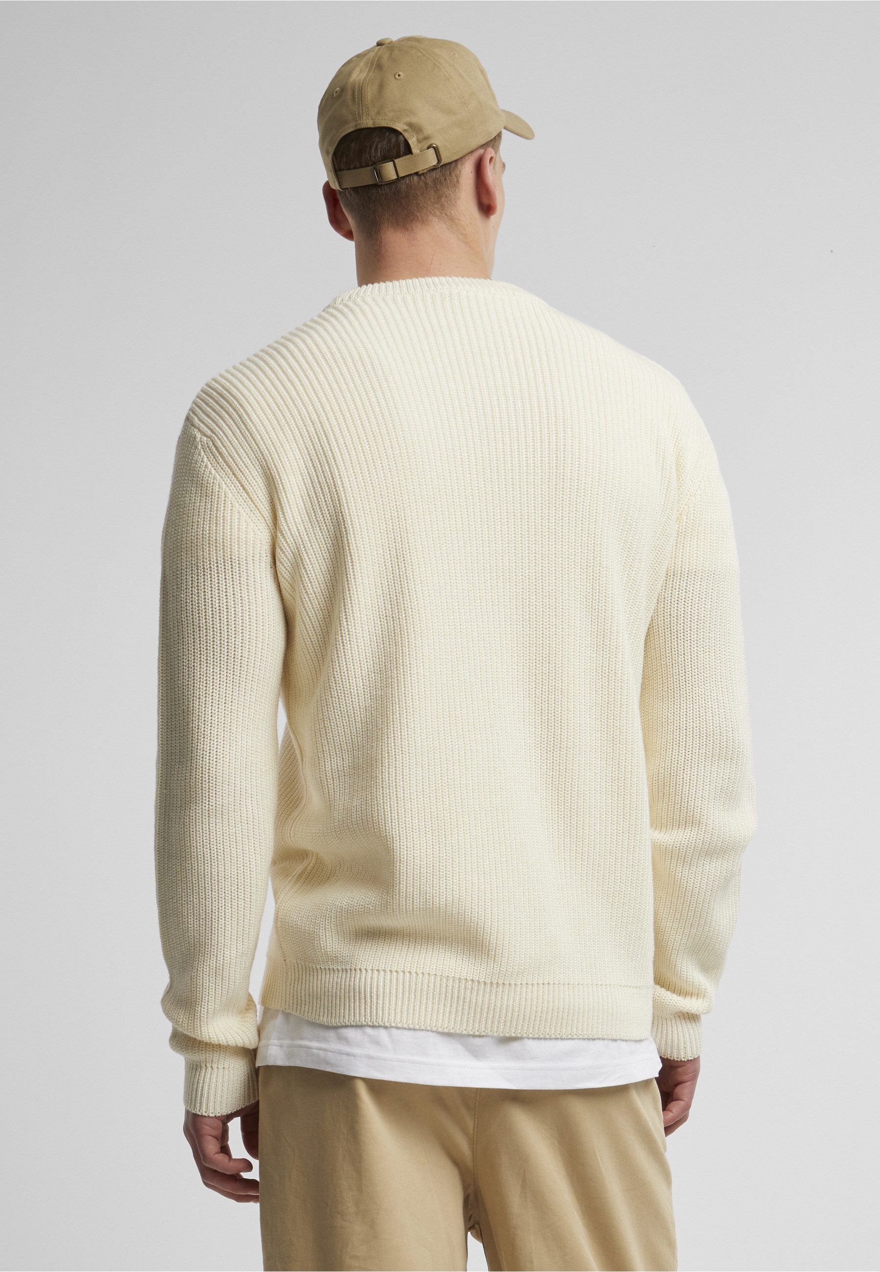 URBAN CLASSICS Rundhalspullover Urban Classics Rib Basic Sweater (1-tlg)