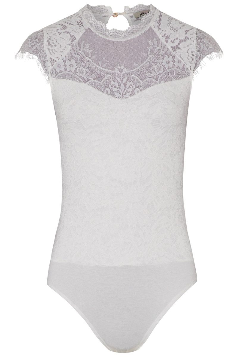 Hangowear Blusenbody Blusenbody - DAFNE - schwarz, weiß