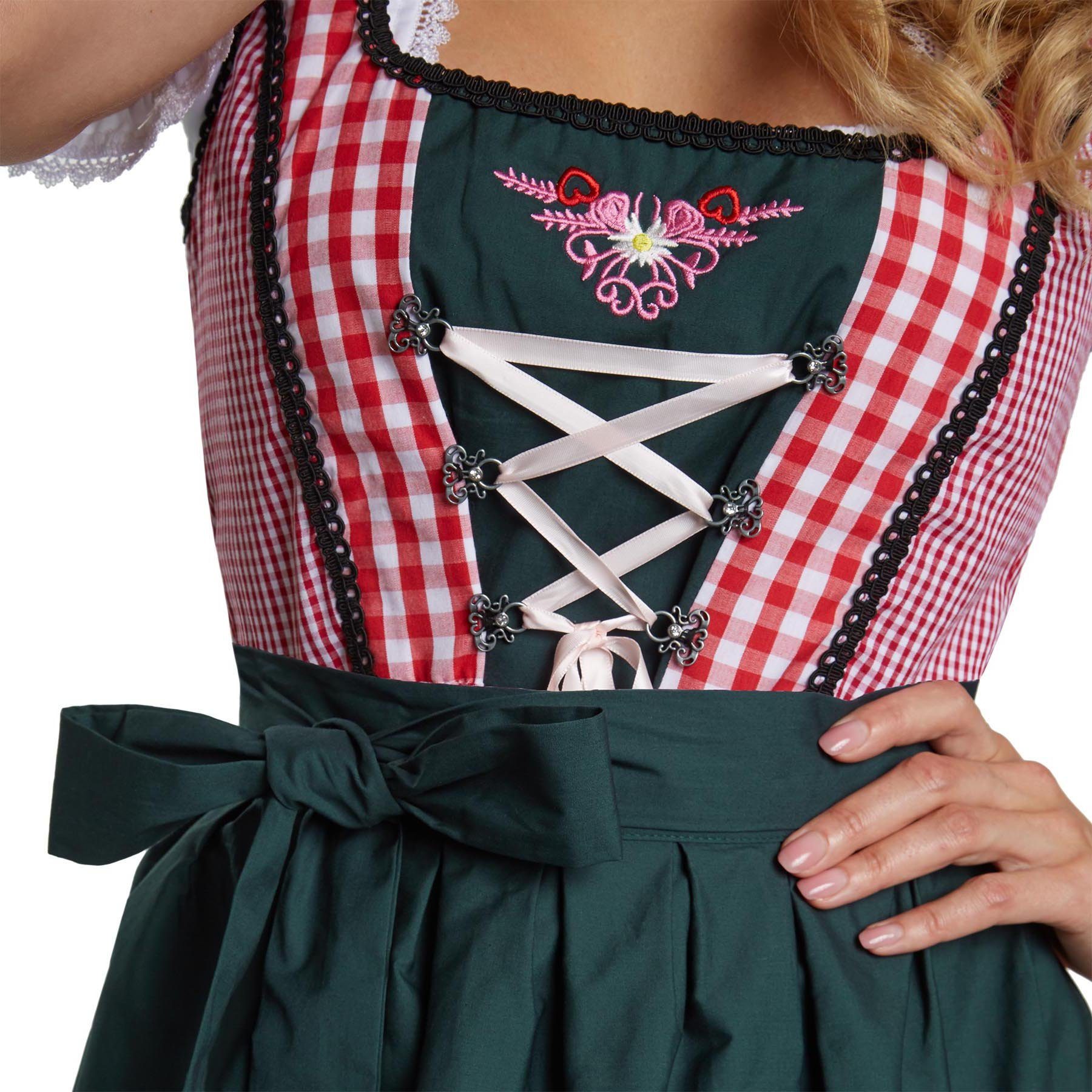 dressforfun Dirndl Frauenkostüm Mini-Dirndl Berchtesgaden Modell 2