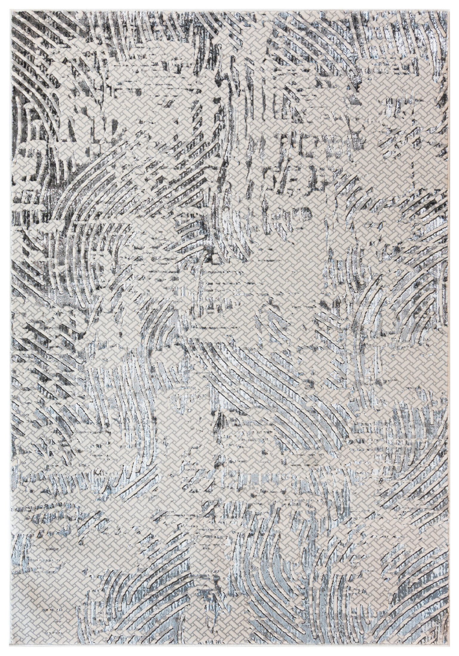 Mazovia Designteppich Modern Abstrakt Wohnzimmer, 80 x 150 cm, Fußbodenheiz günstig online kaufen