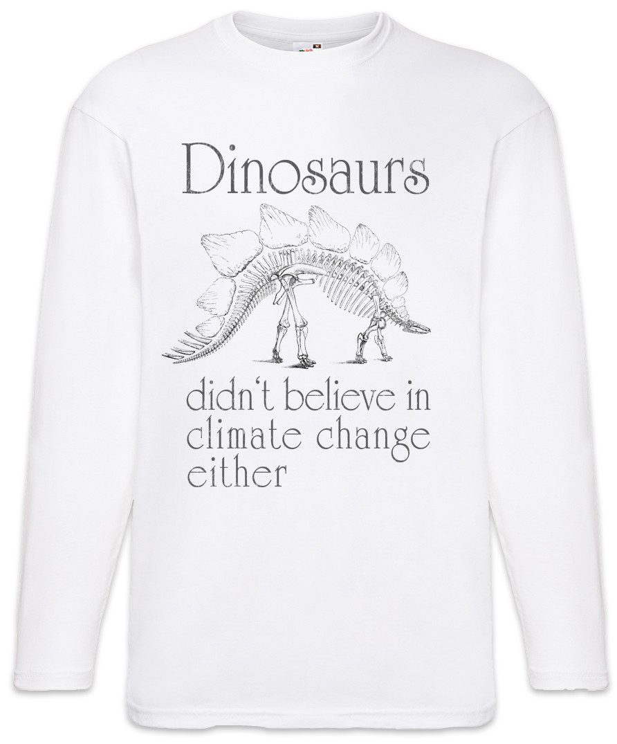 Langarmshirt Dinosaurs Climate Change Langarm T-Shirt Umweltschutz Dinosaurier Save