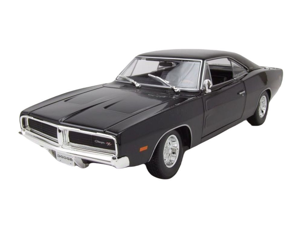 Maisto® Modellauto Dodge Charger R/T 1969 schwarz, Maßstab 1:18