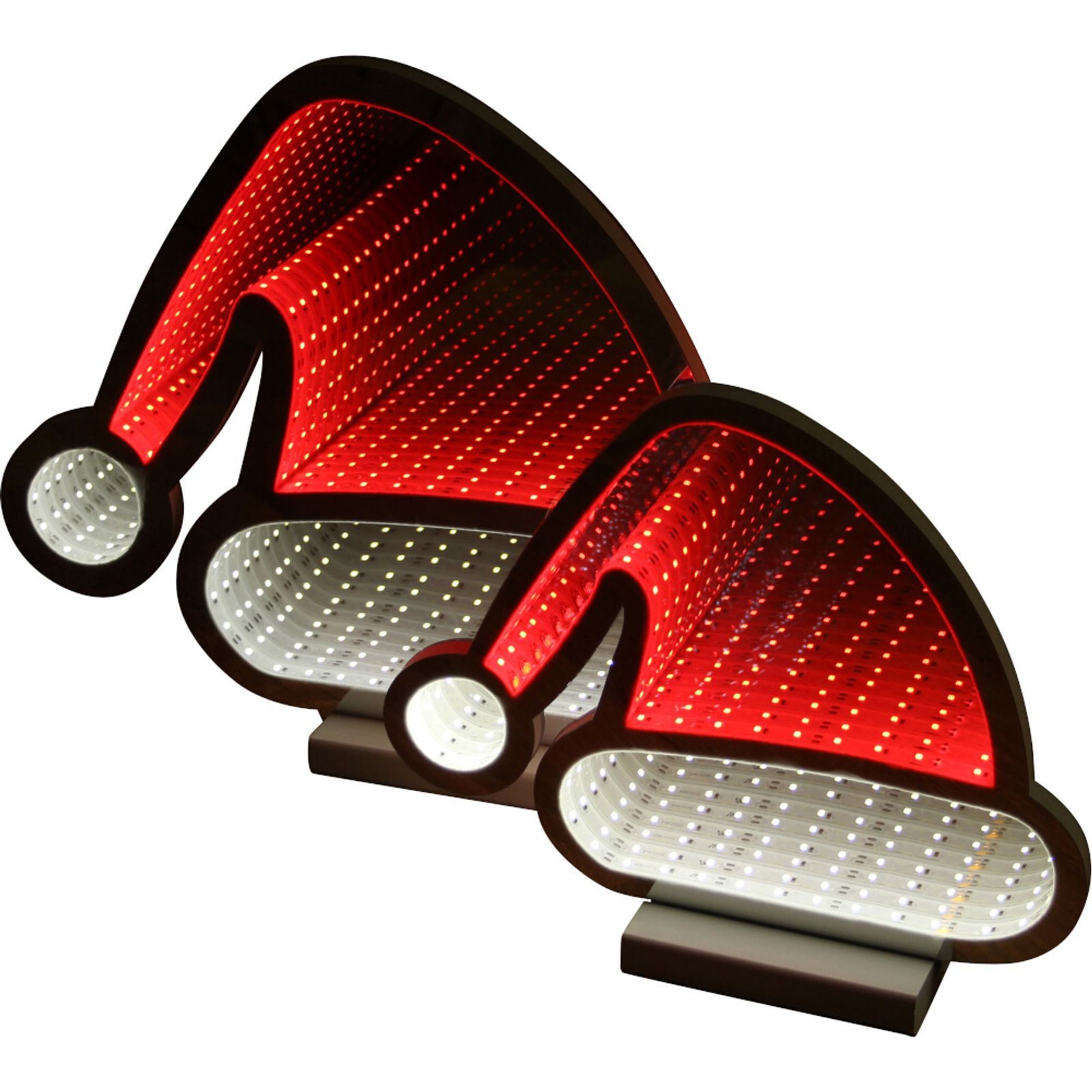 FHS Dekofigur Weihnachtsmannmütze Infinity 62 LED 30x24,5 cm
